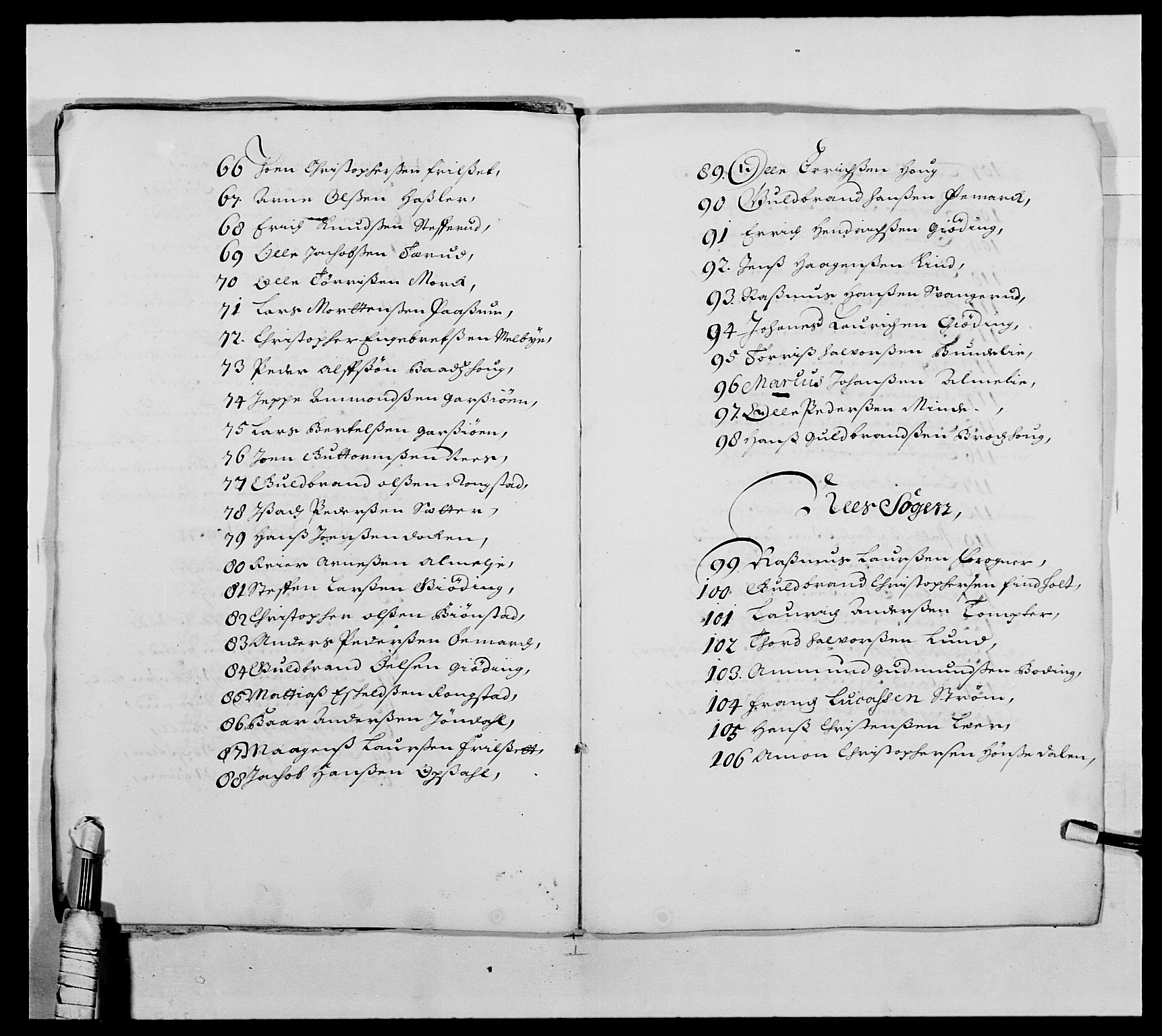 Kommanderende general (KG I) med Det norske krigsdirektorium, AV/RA-EA-5419/E/Ea/L0484: Akershusiske regiment, 1662-1693, p. 362