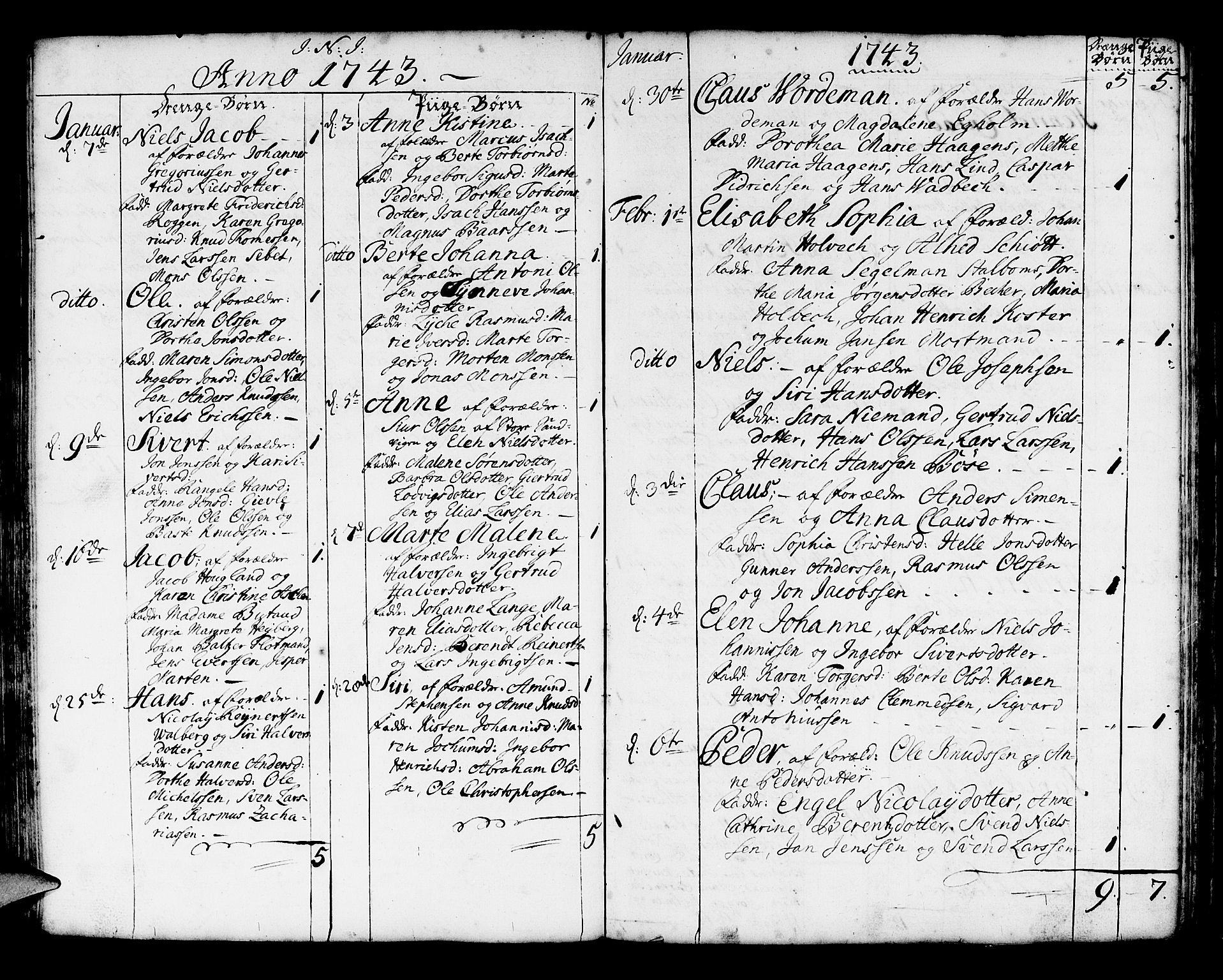 Korskirken sokneprestembete, SAB/A-76101/H/Haa/L0004: Parish register (official) no. A 4, 1720-1750, p. 238