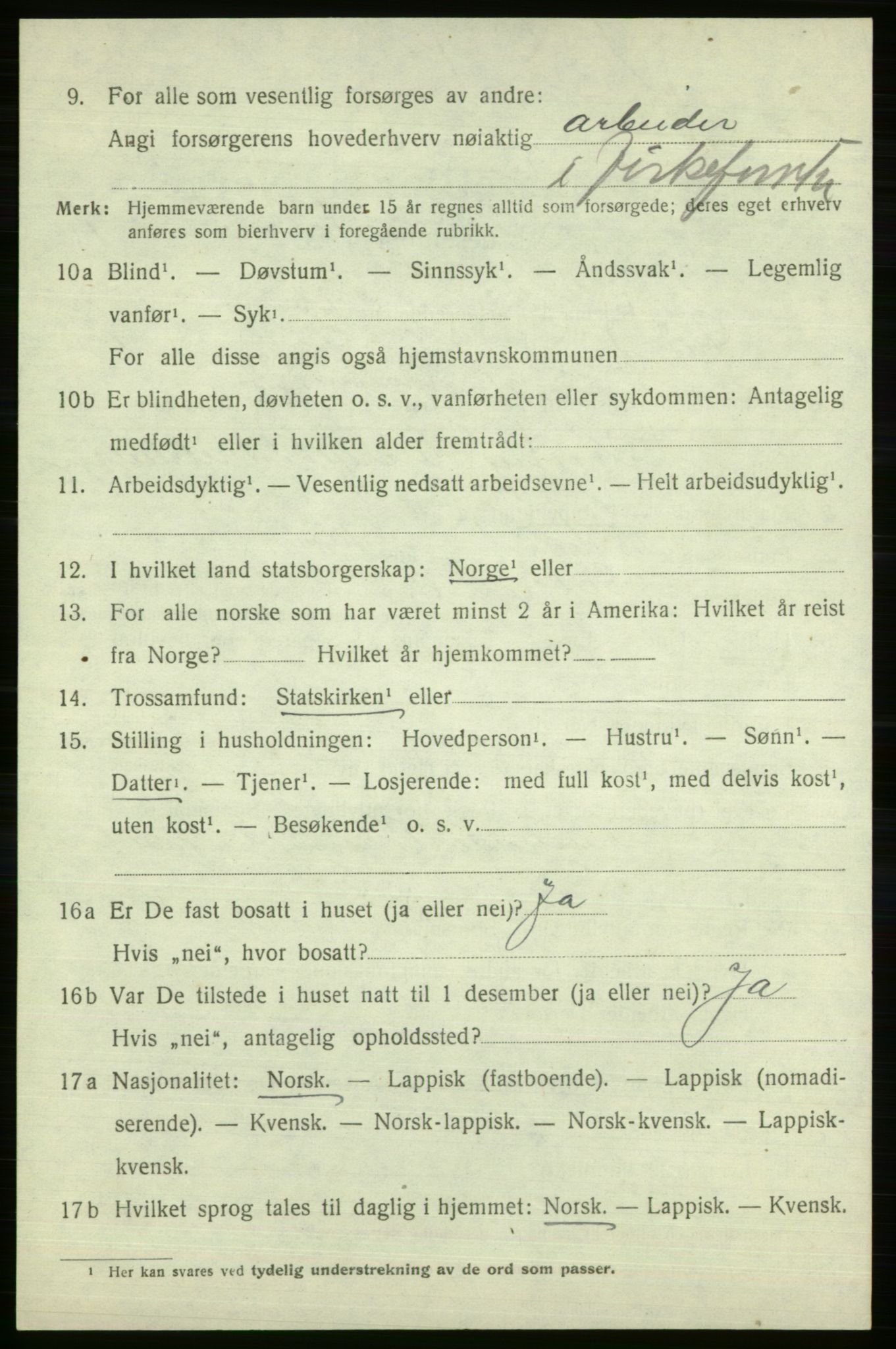 SATØ, 1920 census for Vardø rural district, 1920, p. 2631