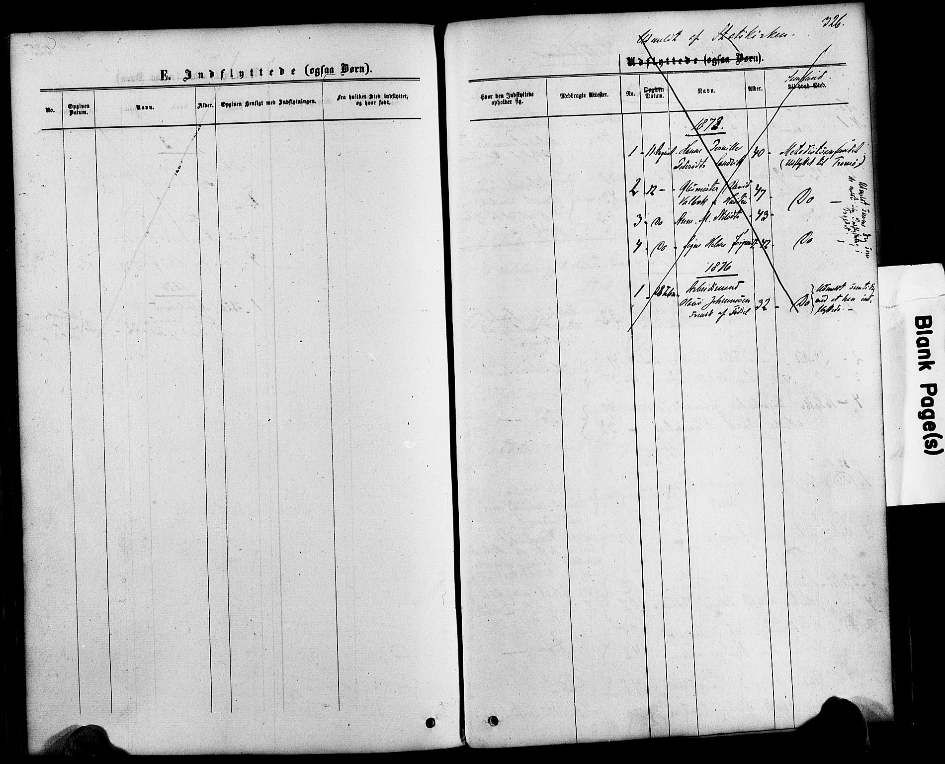 Hisøy sokneprestkontor, SAK/1111-0020/F/Fa/L0002: Parish register (official) no. A 2, 1872-1880, p. 326