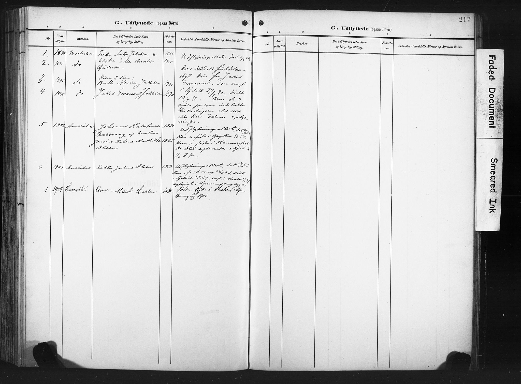 Måsøy sokneprestkontor, SATØ/S-1348/H/Ha/L0008kirke: Parish register (official) no. 8, 1900-1910, p. 217