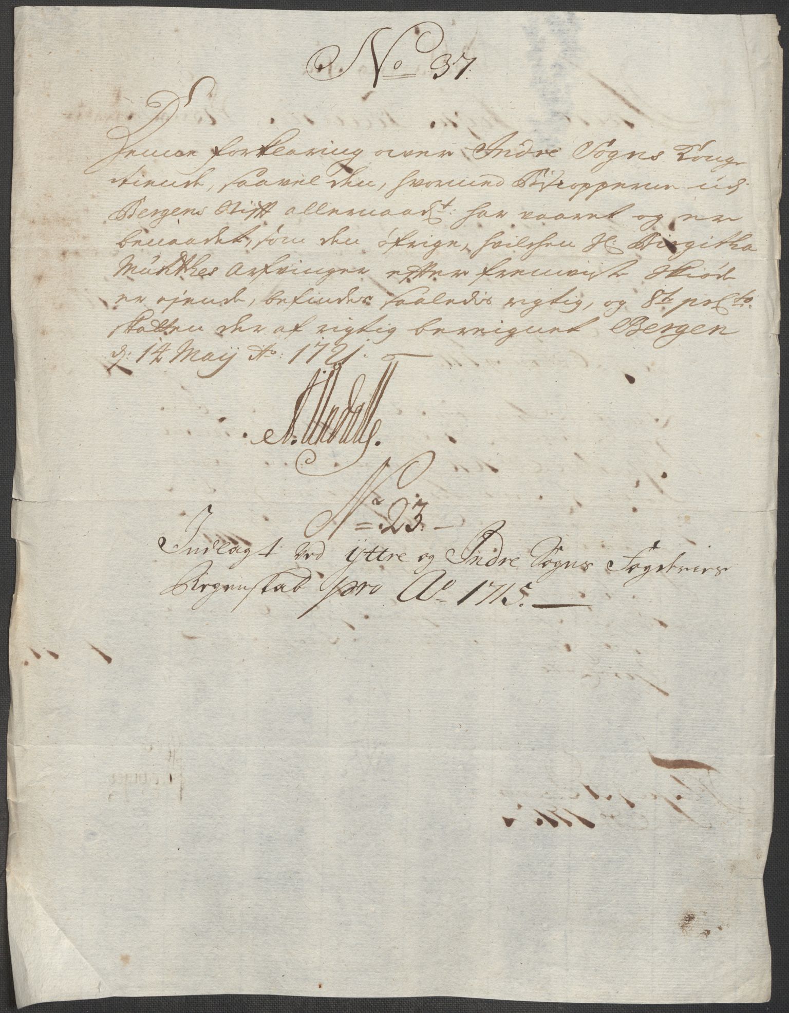 Rentekammeret inntil 1814, Reviderte regnskaper, Fogderegnskap, AV/RA-EA-4092/R52/L3320: Fogderegnskap Sogn, 1715-1716, p. 111