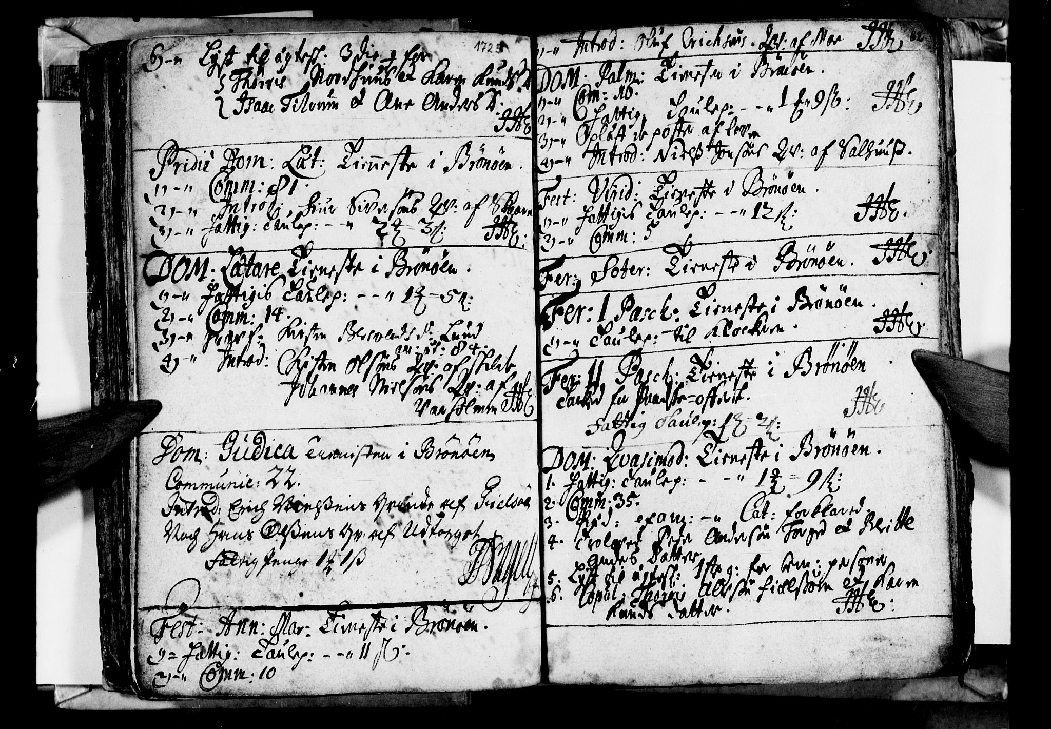 Ministerialprotokoller, klokkerbøker og fødselsregistre - Nordland, SAT/A-1459/813/L0194: Parish register (official) no. 813A04, 1719-1758, p. 62