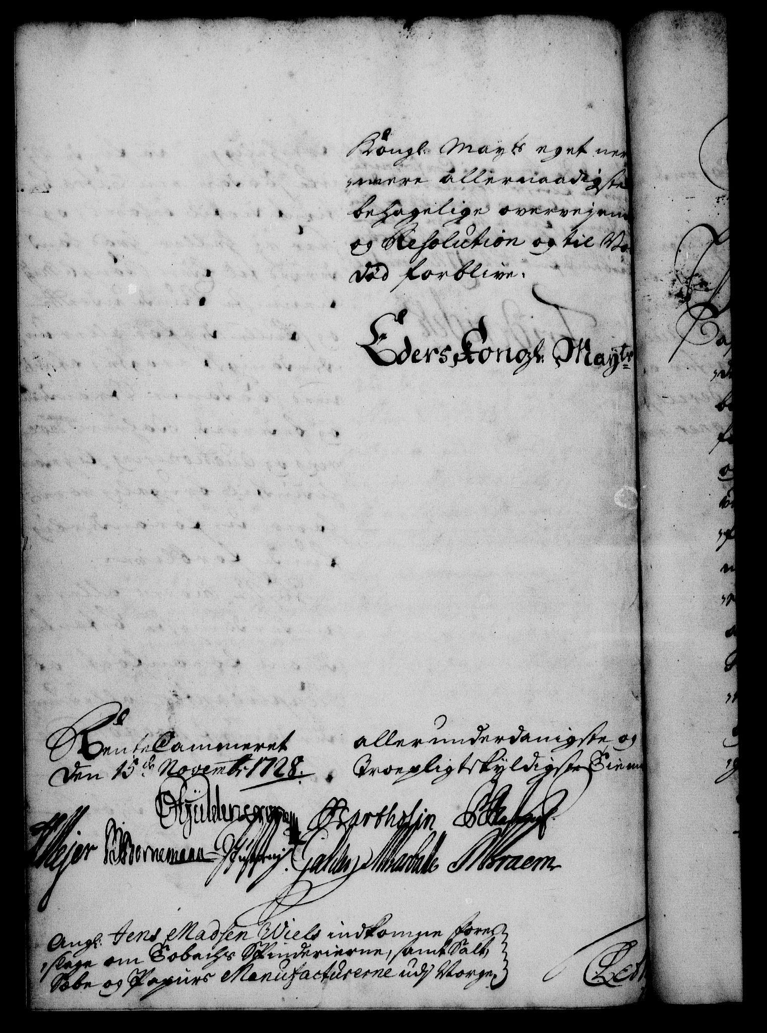 Rentekammeret, Kammerkanselliet, RA/EA-3111/G/Gf/Gfa/L0011: Norsk relasjons- og resolusjonsprotokoll (merket RK 52.11), 1728, p. 766