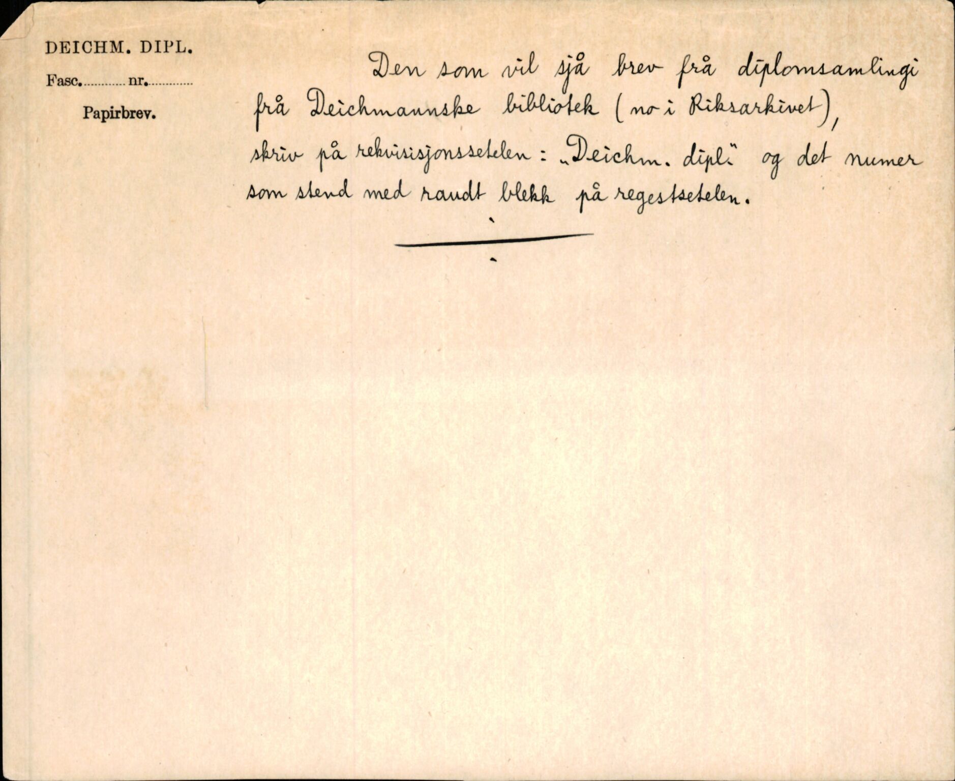 Riksarkivets diplomsamling, AV/RA-EA-5965/F35/F35j/L0001: Regestsedler: Deichmanske diplomer nr. 1-450, p. 3