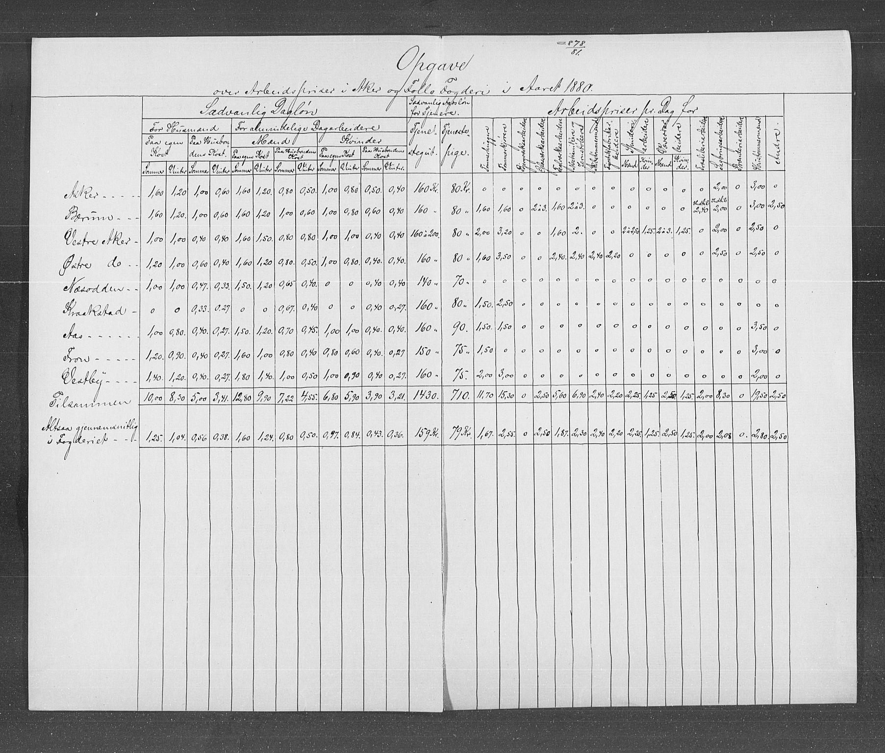 Statistisk sentralbyrå, Næringsøkonomiske emner, Generelt - Amtmennenes femårsberetninger, AV/RA-S-2233/F/Fa/L0056: --, 1876-1880, p. 114