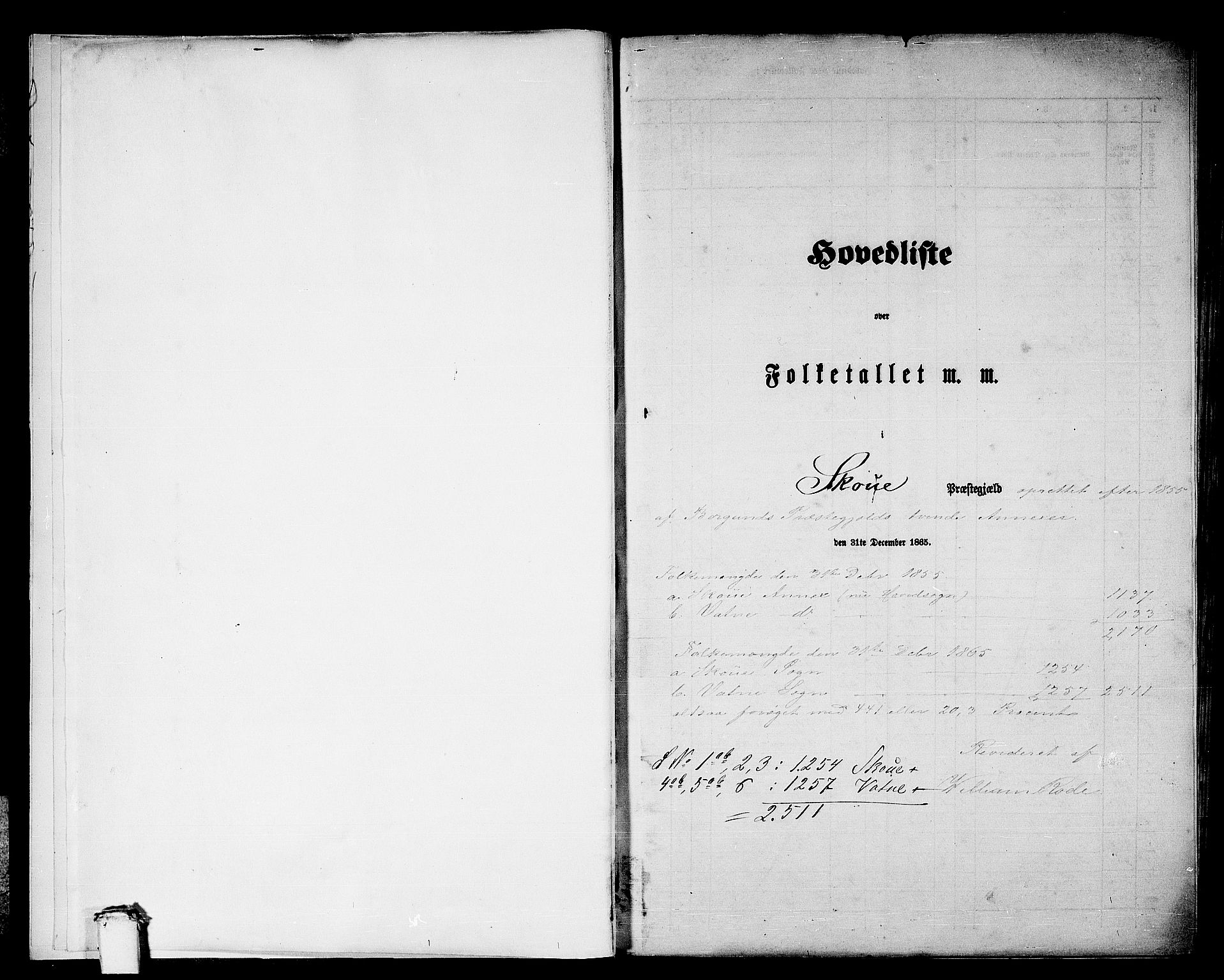 RA, 1865 census for Skodje, 1865, p. 5