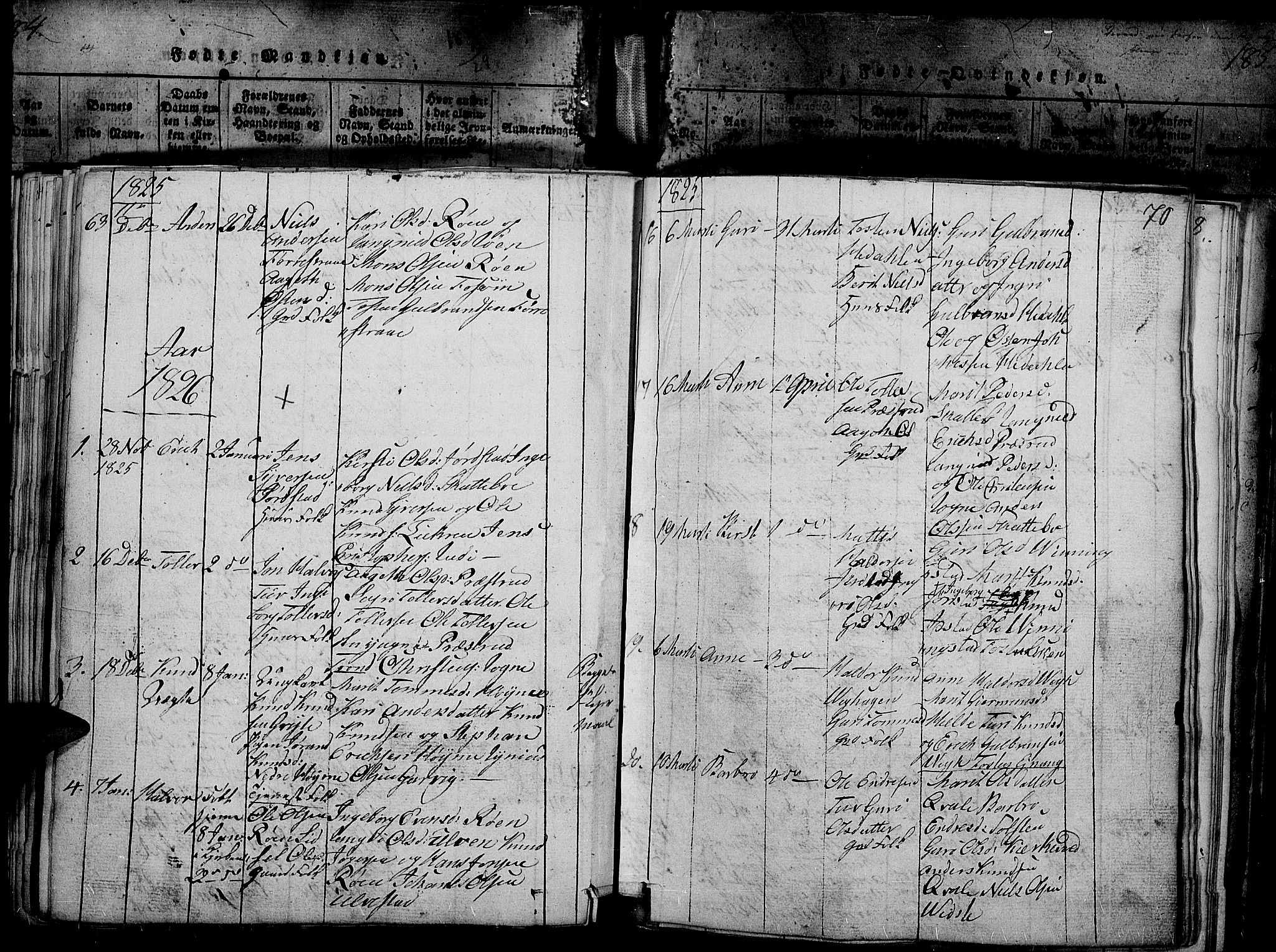 Slidre prestekontor, SAH/PREST-134/H/Ha/Haa/L0002: Parish register (official) no. 2, 1814-1830, p. 186t