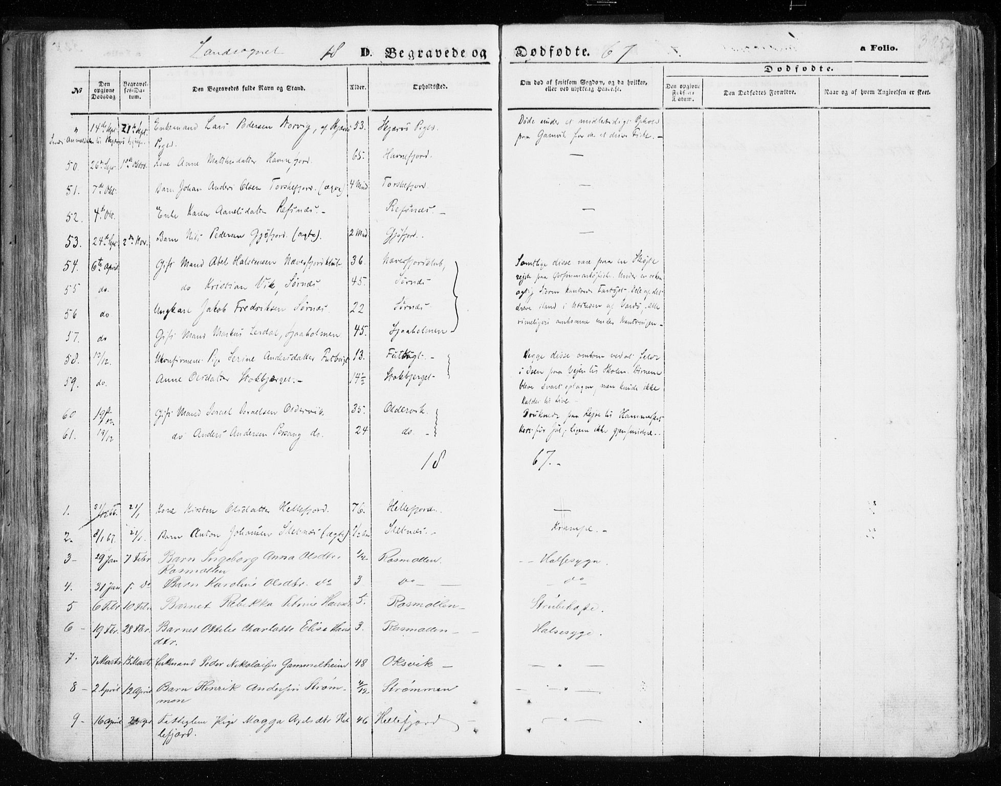 Hammerfest sokneprestkontor, SATØ/S-1347/H/Ha/L0005.kirke: Parish register (official) no. 5, 1857-1869, p. 325