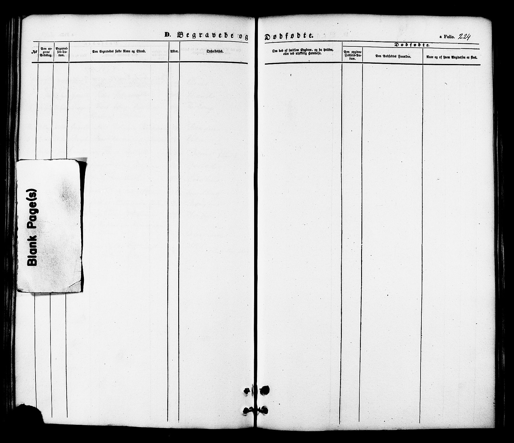 Målselv sokneprestembete, AV/SATØ-S-1311/G/Ga/Gaa/L0008kirke: Parish register (official) no. 8, 1851-1877, p. 224