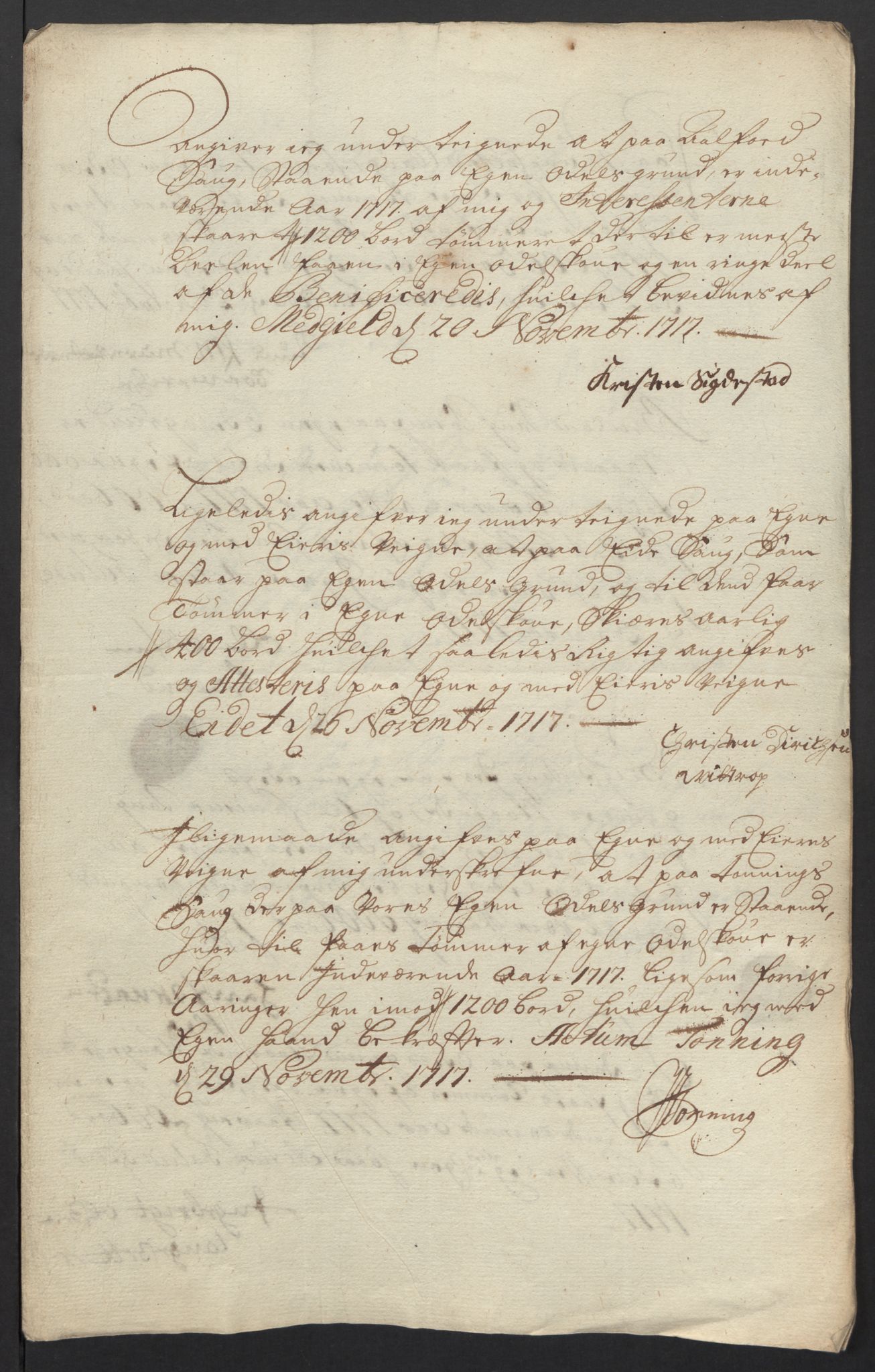 Rentekammeret inntil 1814, Reviderte regnskaper, Fogderegnskap, AV/RA-EA-4092/R53/L3441: Fogderegnskap Sunn- og Nordfjord, 1717-1718, p. 54