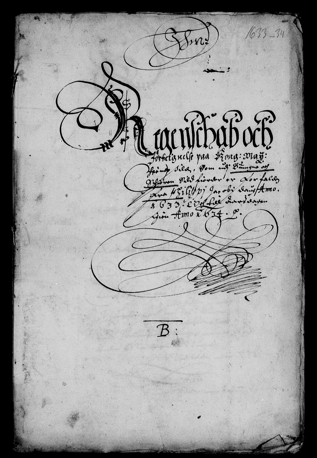 Rentekammeret inntil 1814, Reviderte regnskaper, Lensregnskaper, AV/RA-EA-5023/R/Rb/Rbw/L0051: Trondheim len, 1632-1634