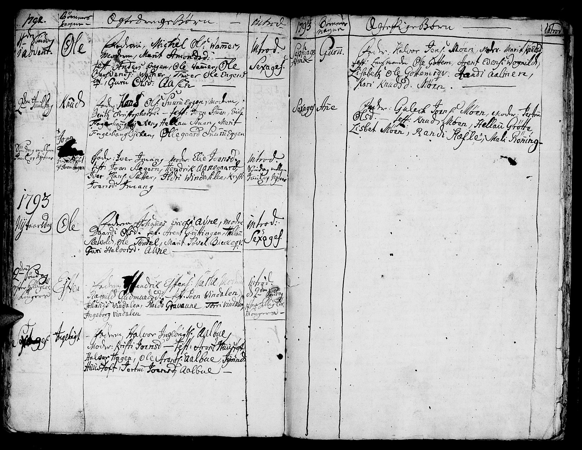Ministerialprotokoller, klokkerbøker og fødselsregistre - Sør-Trøndelag, AV/SAT-A-1456/678/L0892: Parish register (official) no. 678A02, 1781-1793