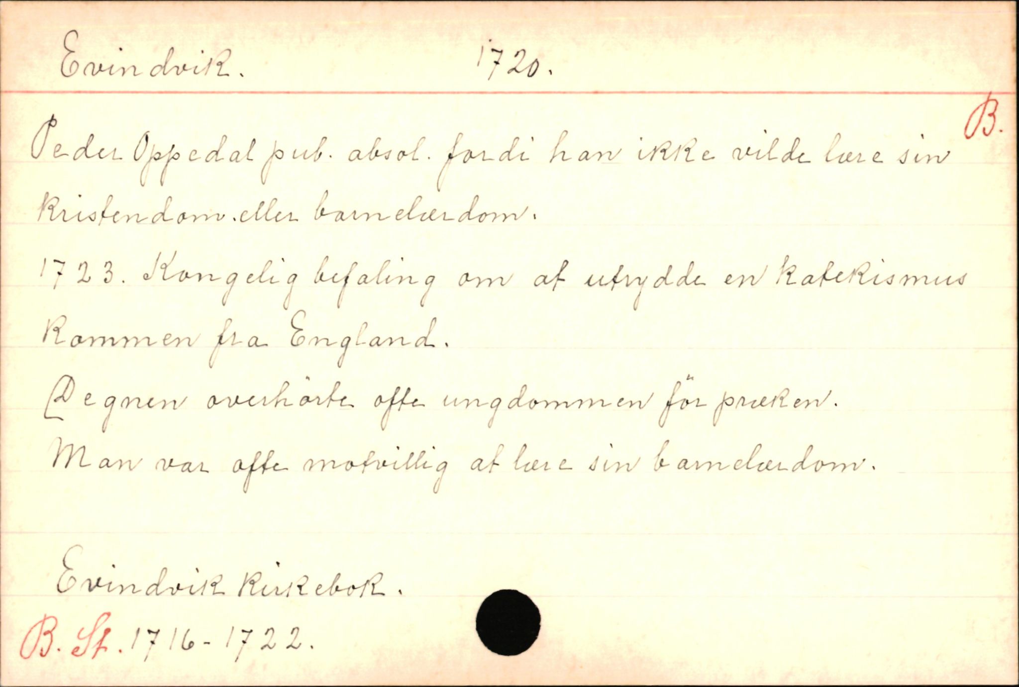 Haugen, Johannes - lærer, AV/SAB-SAB/PA-0036/01/L0001: Om klokkere og lærere, 1521-1904, p. 7908