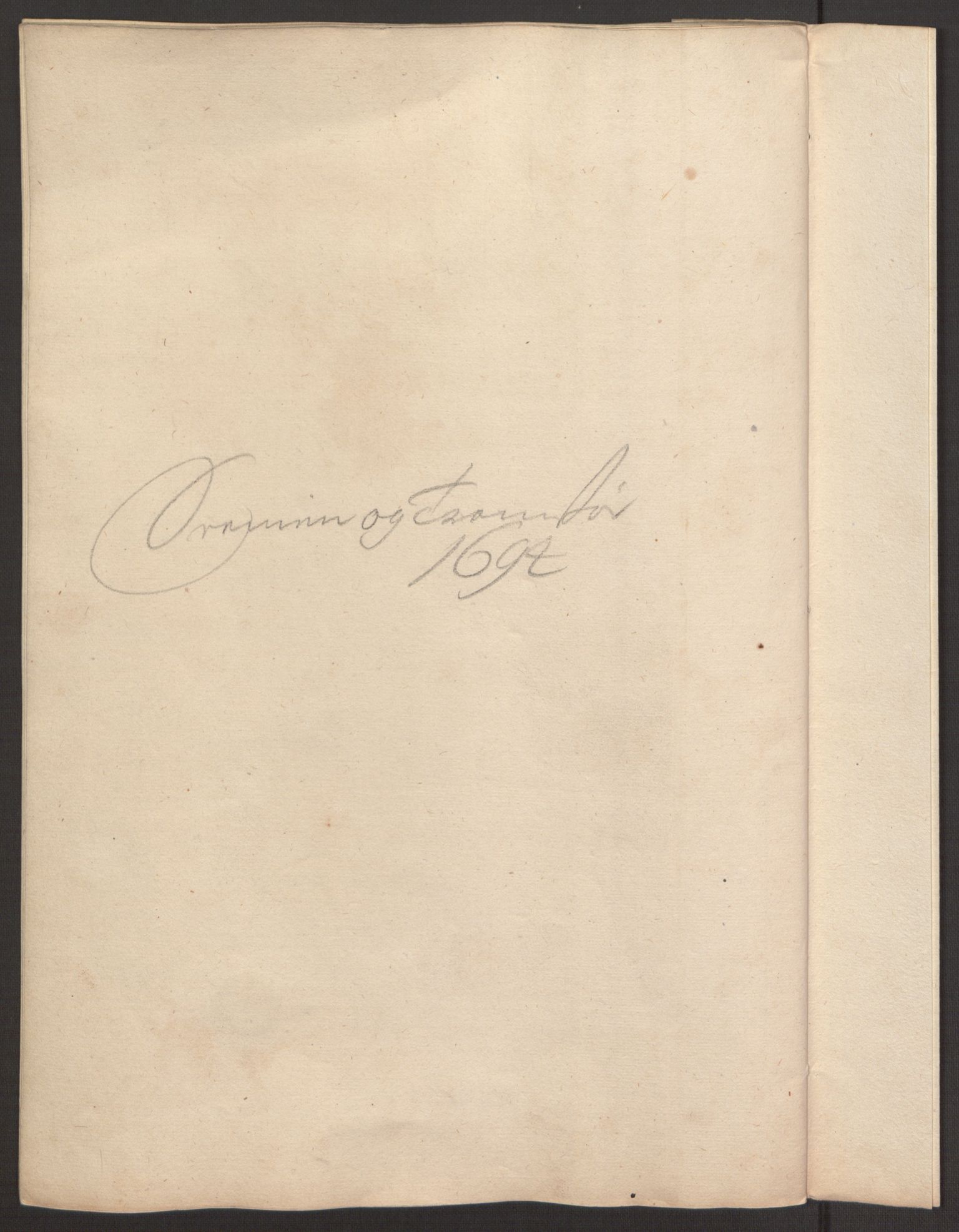 Rentekammeret inntil 1814, Reviderte regnskaper, Fogderegnskap, AV/RA-EA-4092/R68/L4753: Fogderegnskap Senja og Troms, 1694-1696, p. 99