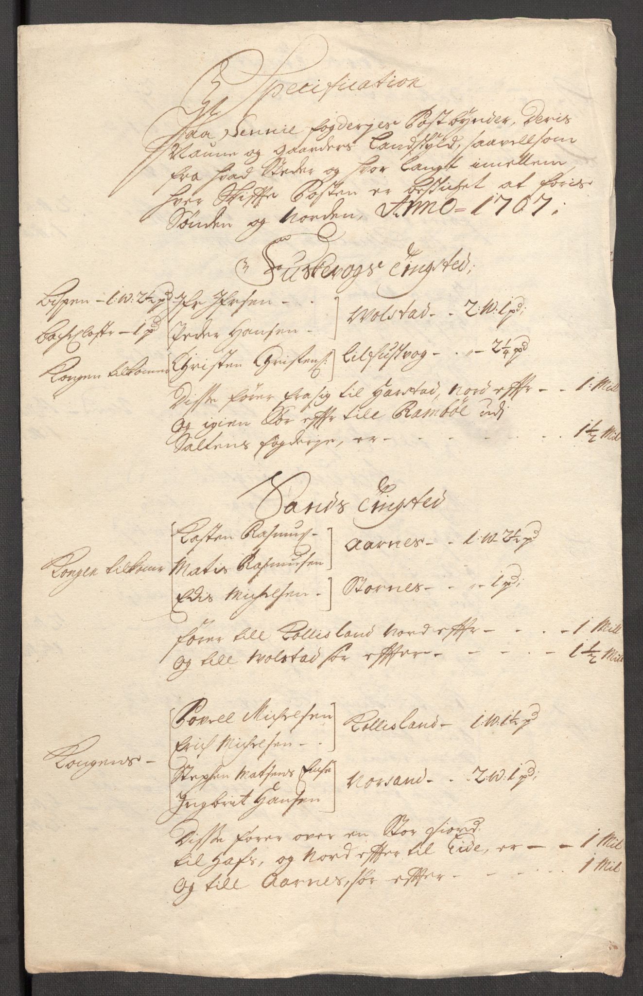 Rentekammeret inntil 1814, Reviderte regnskaper, Fogderegnskap, AV/RA-EA-4092/R68/L4756: Fogderegnskap Senja og Troms, 1705-1707, p. 331
