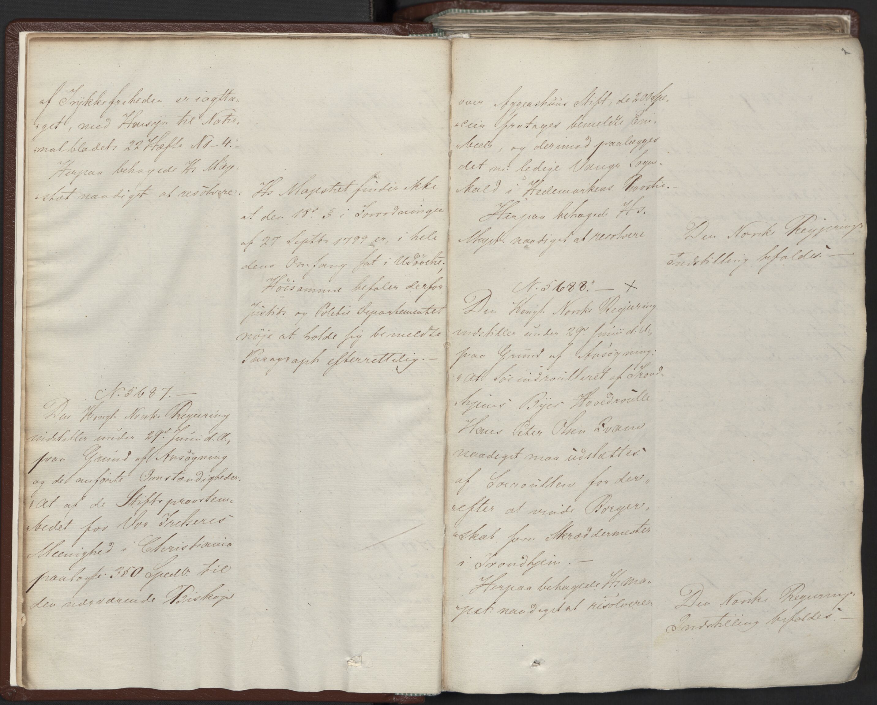 Statsrådssekretariatet, AV/RA-S-1001/A/Ab/L0012: Kgl. res. nr. 5679-6008 II, 1821, p. 6b-7a