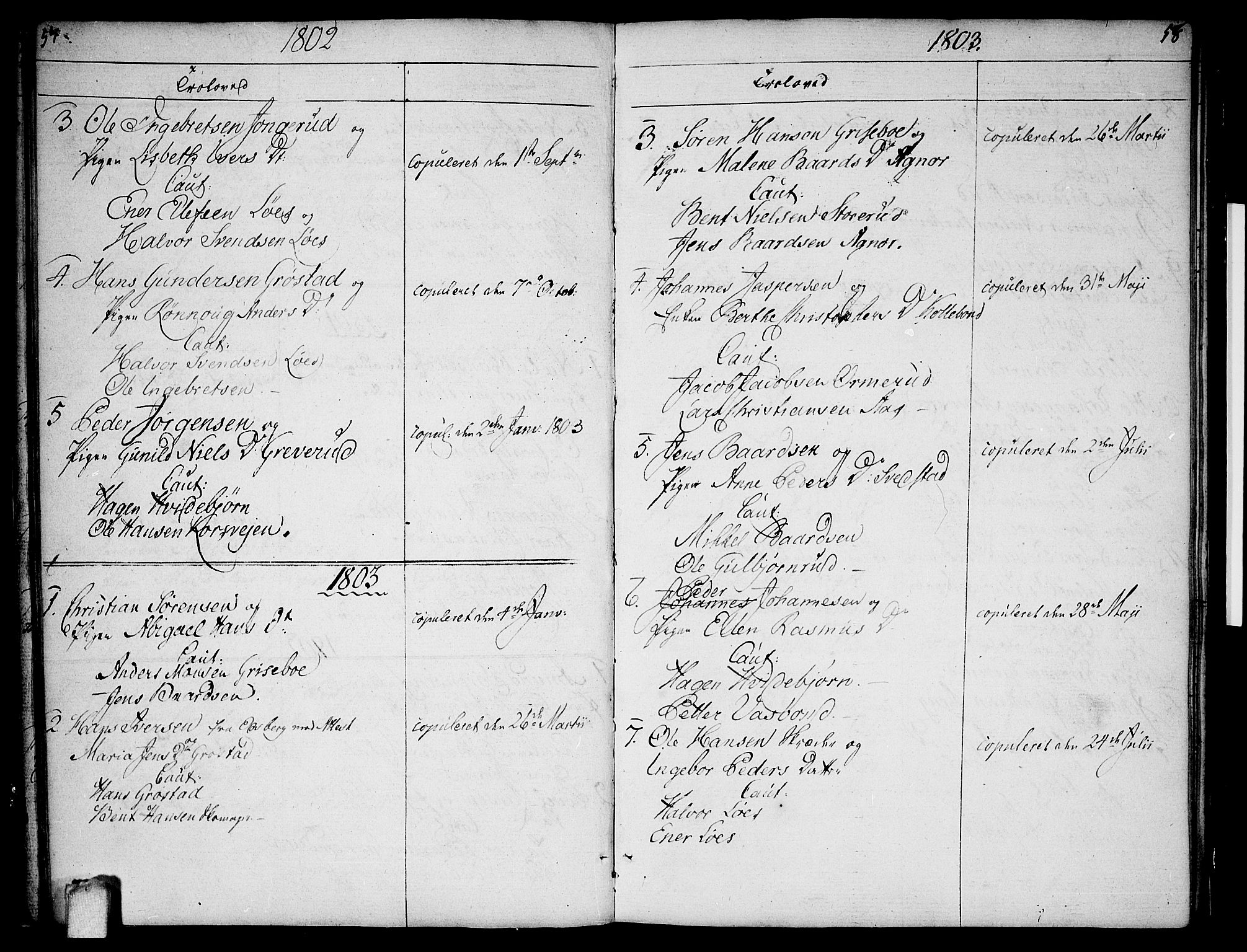 Nesodden prestekontor Kirkebøker, SAO/A-10013/F/Fa/L0005: Parish register (official) no. I 5, 1793-1814, p. 57-58