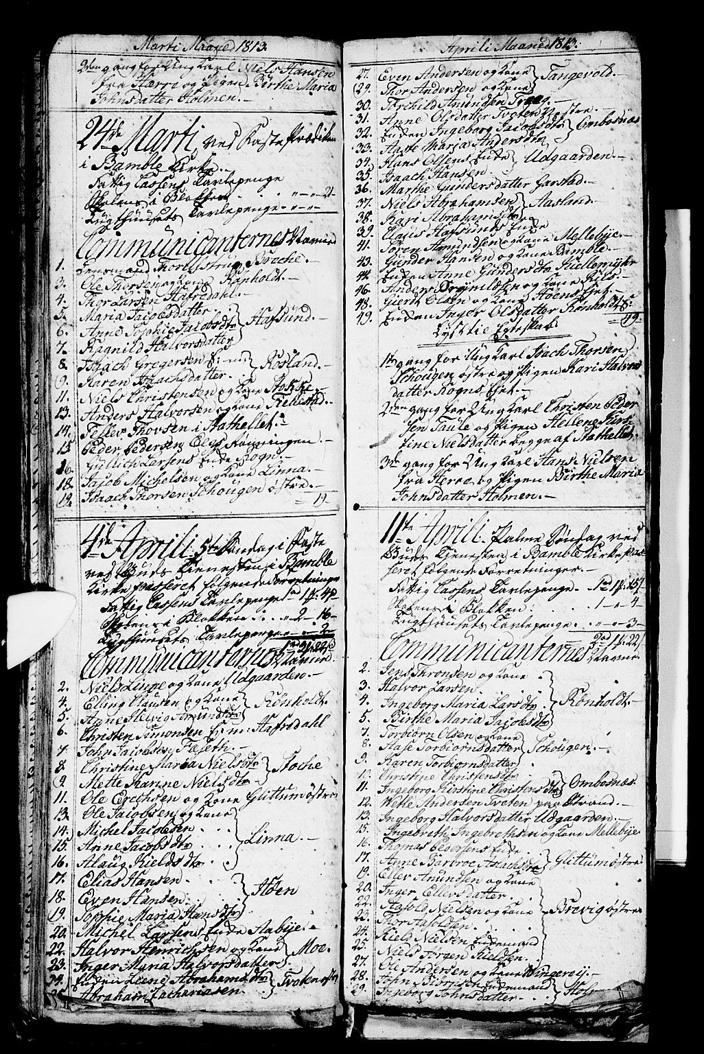 Bamble kirkebøker, AV/SAKO-A-253/G/Ga/L0004: Parish register (copy) no. I 4, 1808-1814