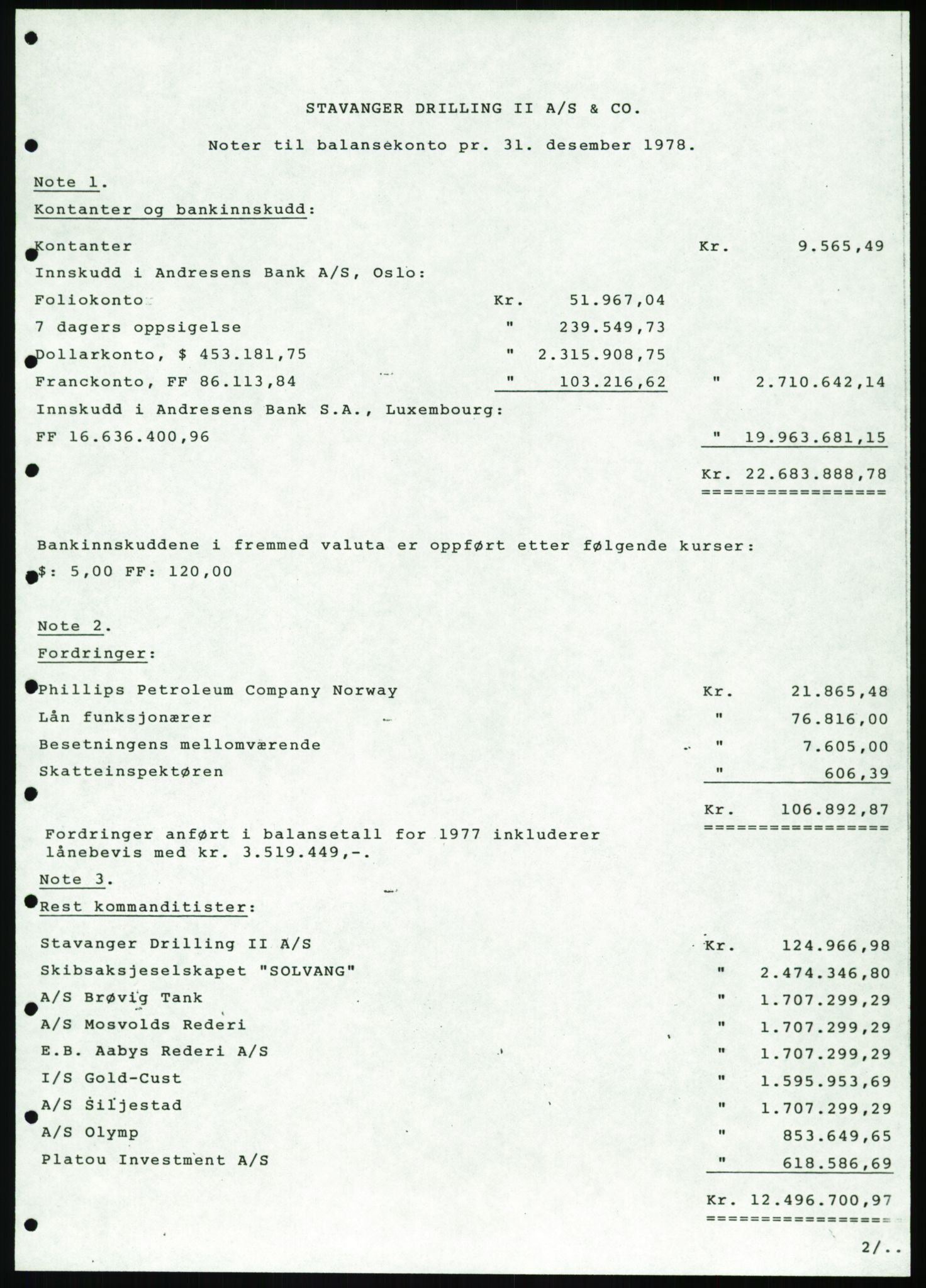 Pa 1503 - Stavanger Drilling AS, SAST/A-101906/D/L0002: Korrespondanse og saksdokumenter, 1974-1980, p. 685