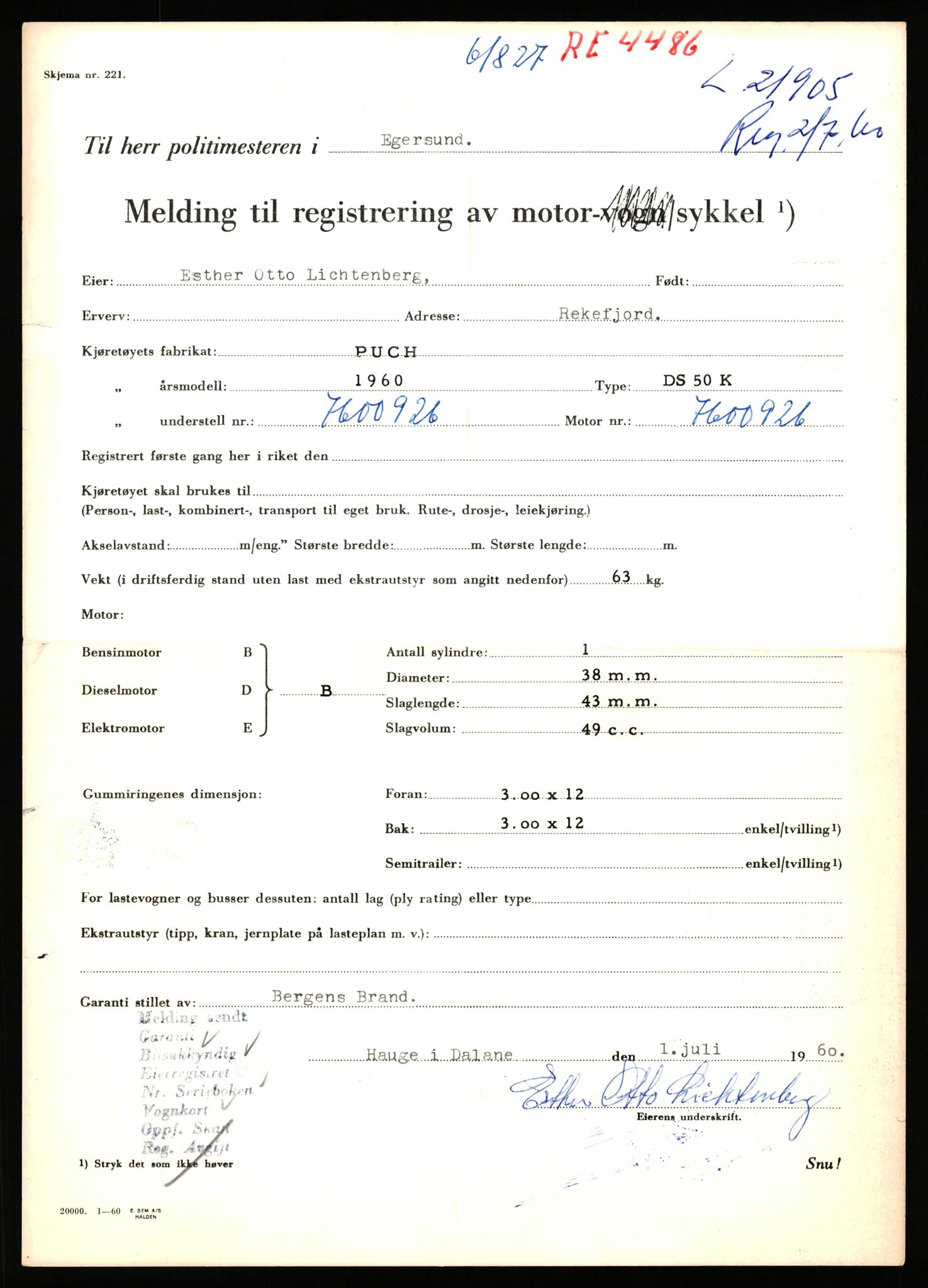 Stavanger trafikkstasjon, SAST/A-101942/0/F/L0038: L-21500 - L-22252, 1930-1971, p. 1339