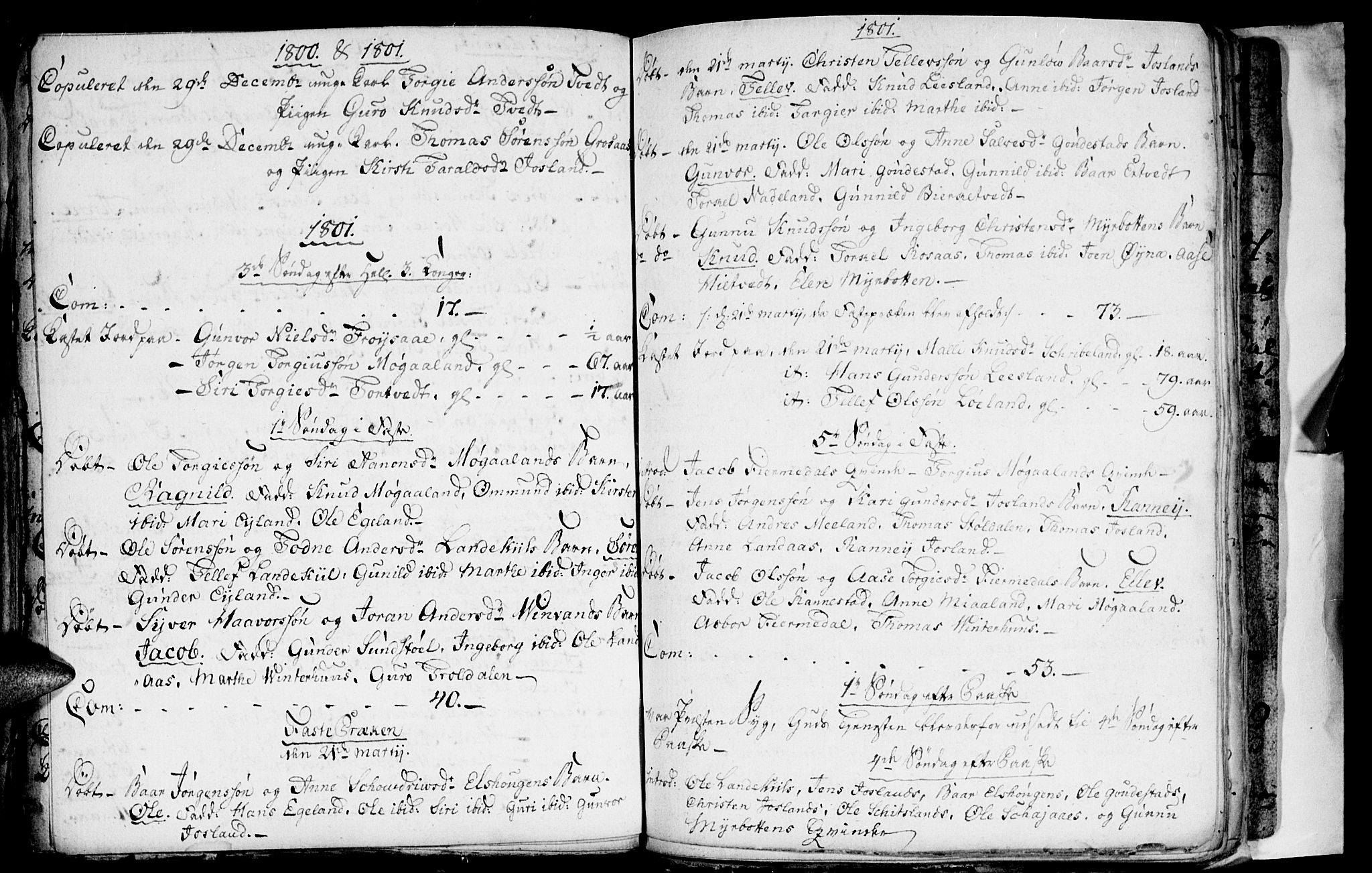 Evje sokneprestkontor, SAK/1111-0008/F/Fa/Fac/L0002: Parish register (official) no. A 2, 1765-1816, p. 134