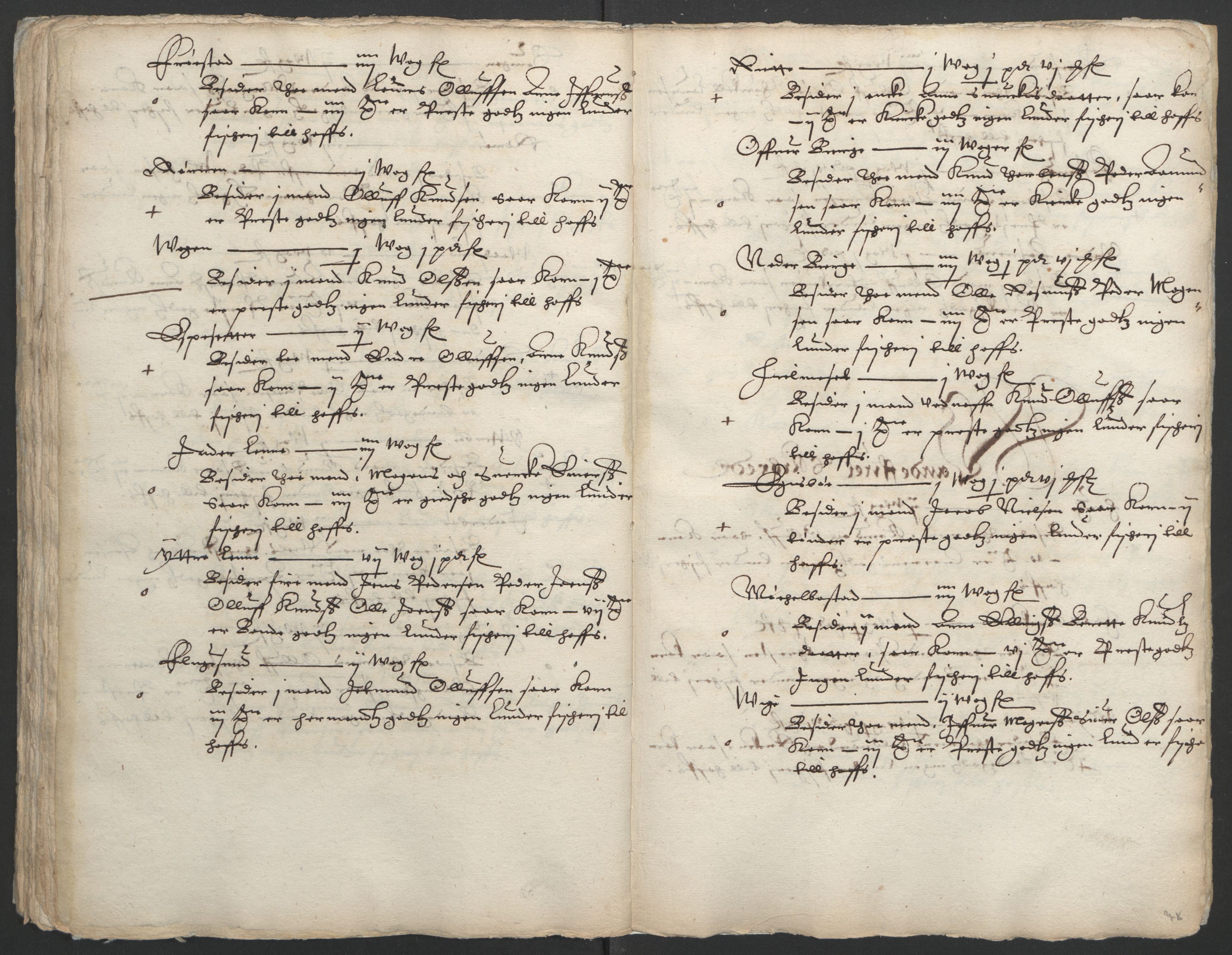 Stattholderembetet 1572-1771, RA/EA-2870/Ek/L0005/0001: Jordebøker til utlikning av garnisonsskatt 1624-1626: / Jordebøker for Bergenhus len (forts.), 1626, p. 219
