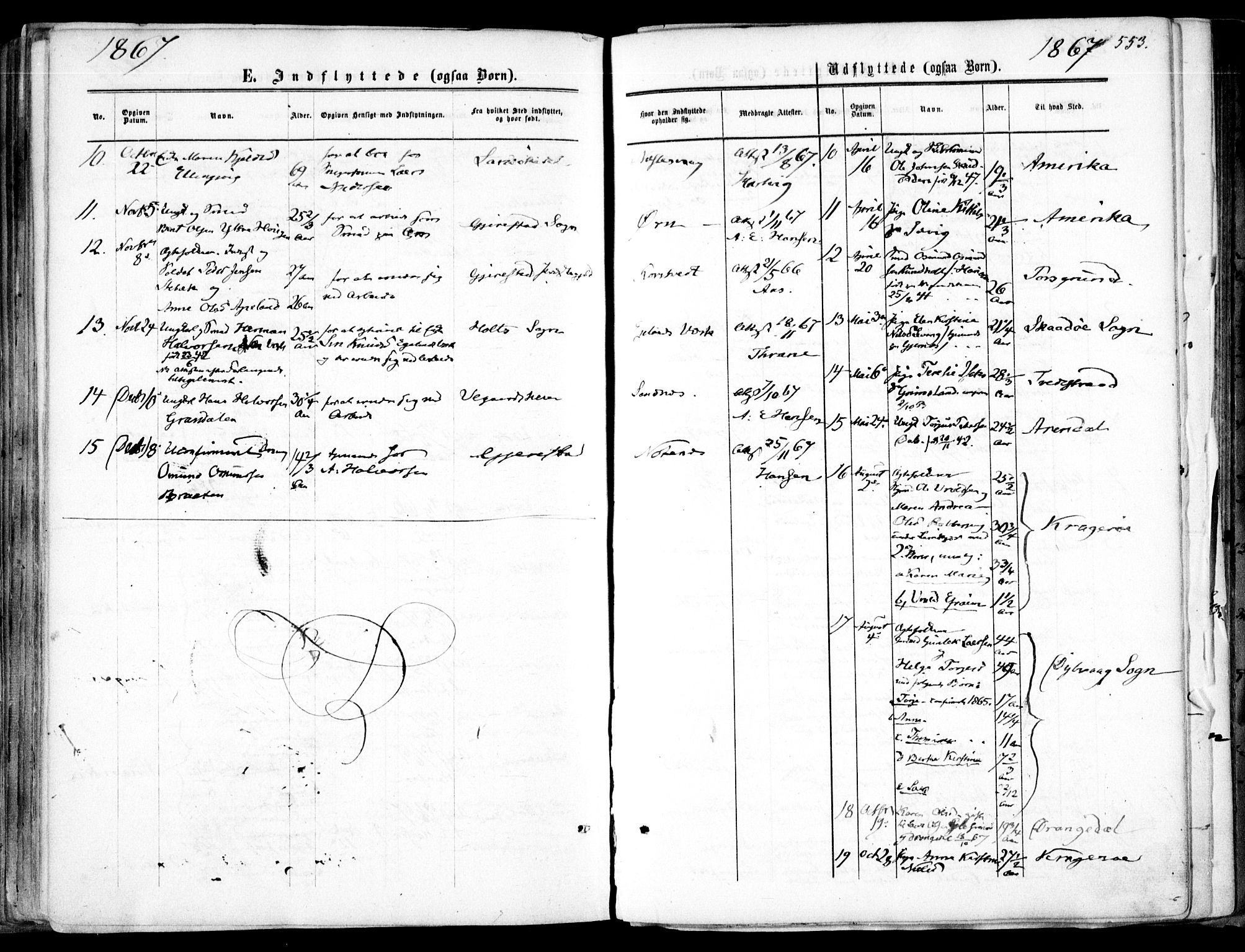 Søndeled sokneprestkontor, SAK/1111-0038/F/Fa/L0003: Parish register (official) no. A 3, 1861-1879, p. 553