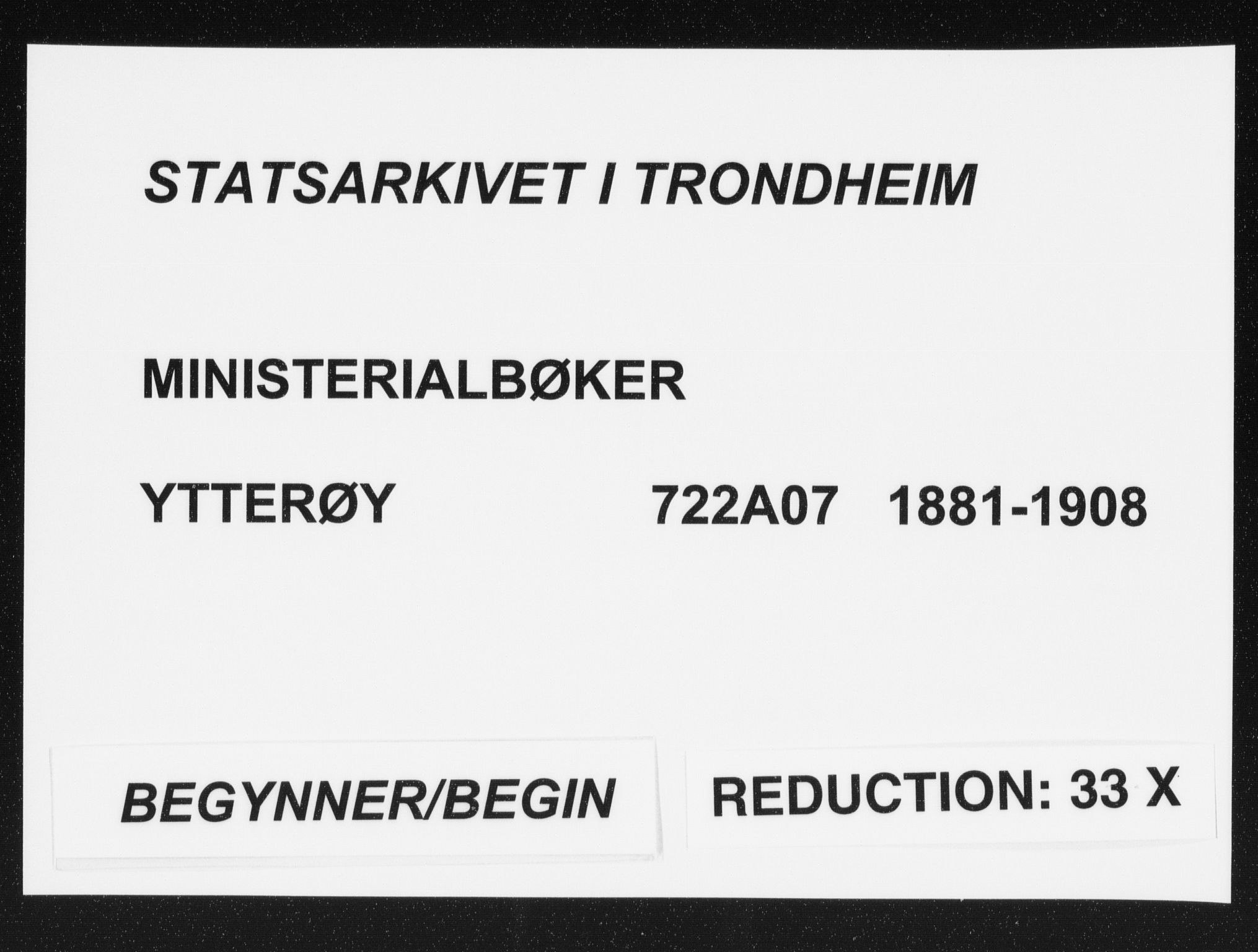 Ministerialprotokoller, klokkerbøker og fødselsregistre - Nord-Trøndelag, AV/SAT-A-1458/722/L0220: Parish register (official) no. 722A07, 1881-1908