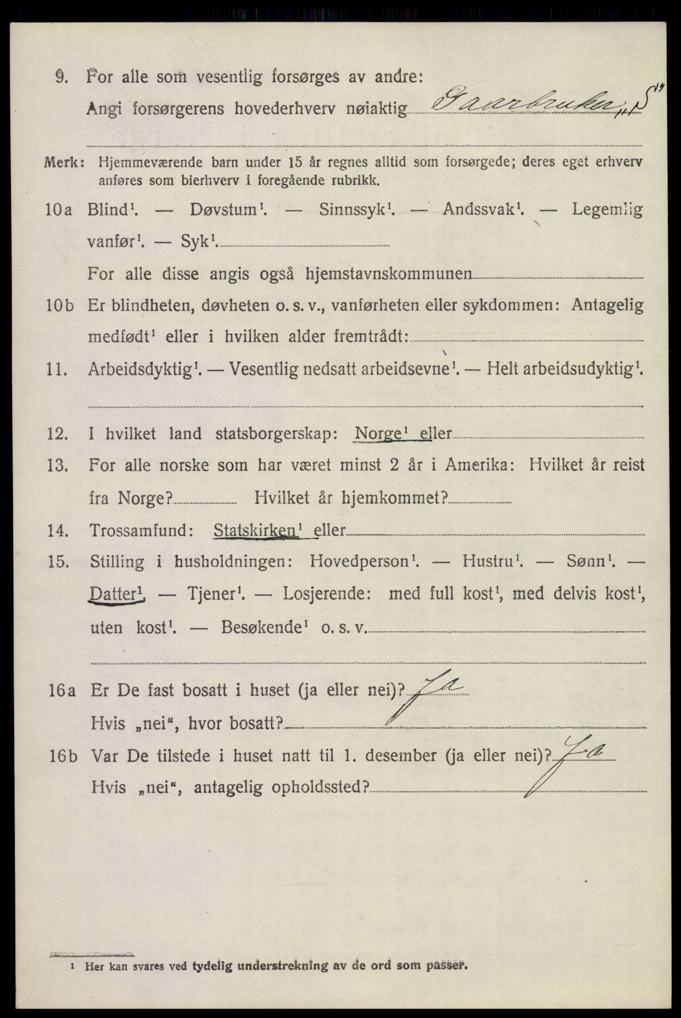 SAKO, 1920 census for Holla, 1920, p. 8396