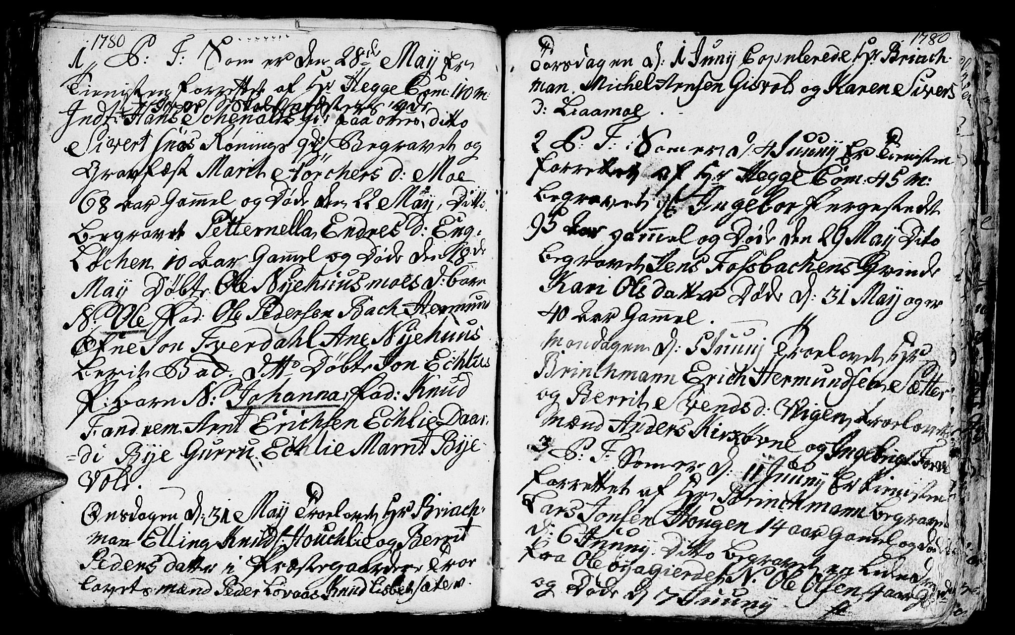 Ministerialprotokoller, klokkerbøker og fødselsregistre - Sør-Trøndelag, AV/SAT-A-1456/668/L0814: Parish register (copy) no. 668C03, 1766-1789