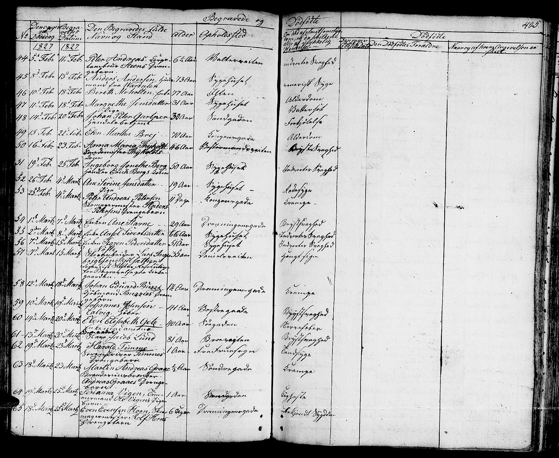 Ministerialprotokoller, klokkerbøker og fødselsregistre - Sør-Trøndelag, AV/SAT-A-1456/601/L0045: Parish register (official) no. 601A13, 1821-1831, p. 405