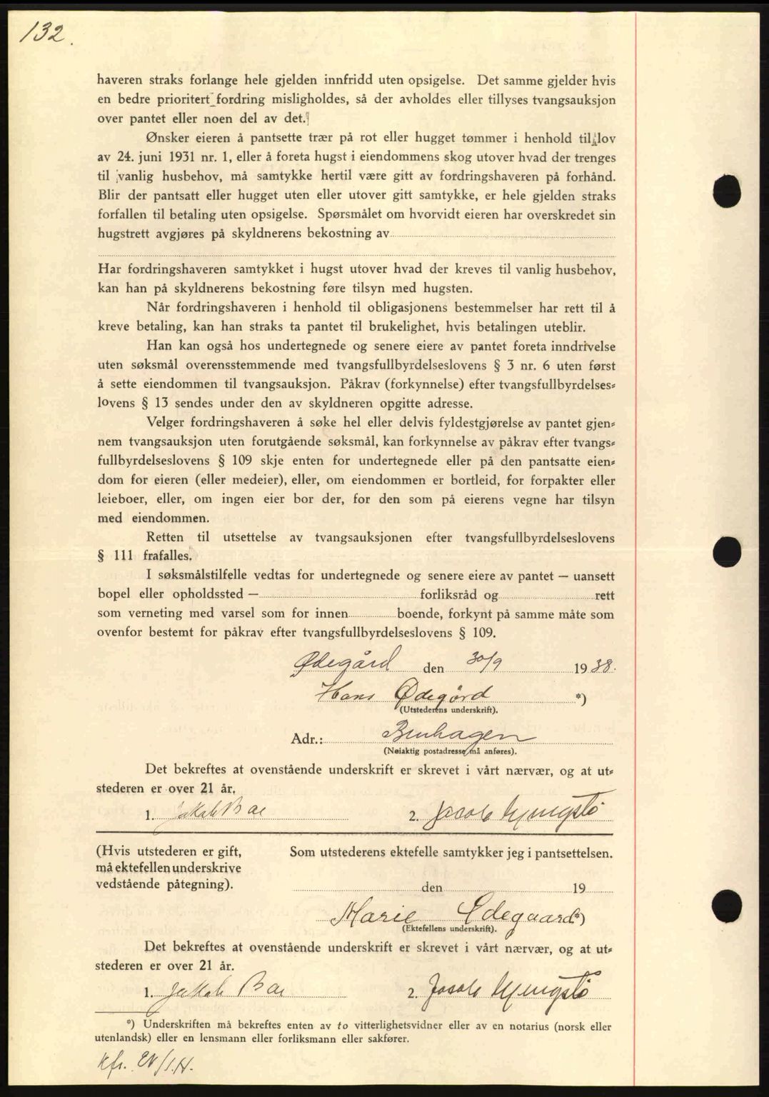 Nordmøre sorenskriveri, AV/SAT-A-4132/1/2/2Ca: Mortgage book no. B84, 1938-1939, Diary no: : 2441/1938