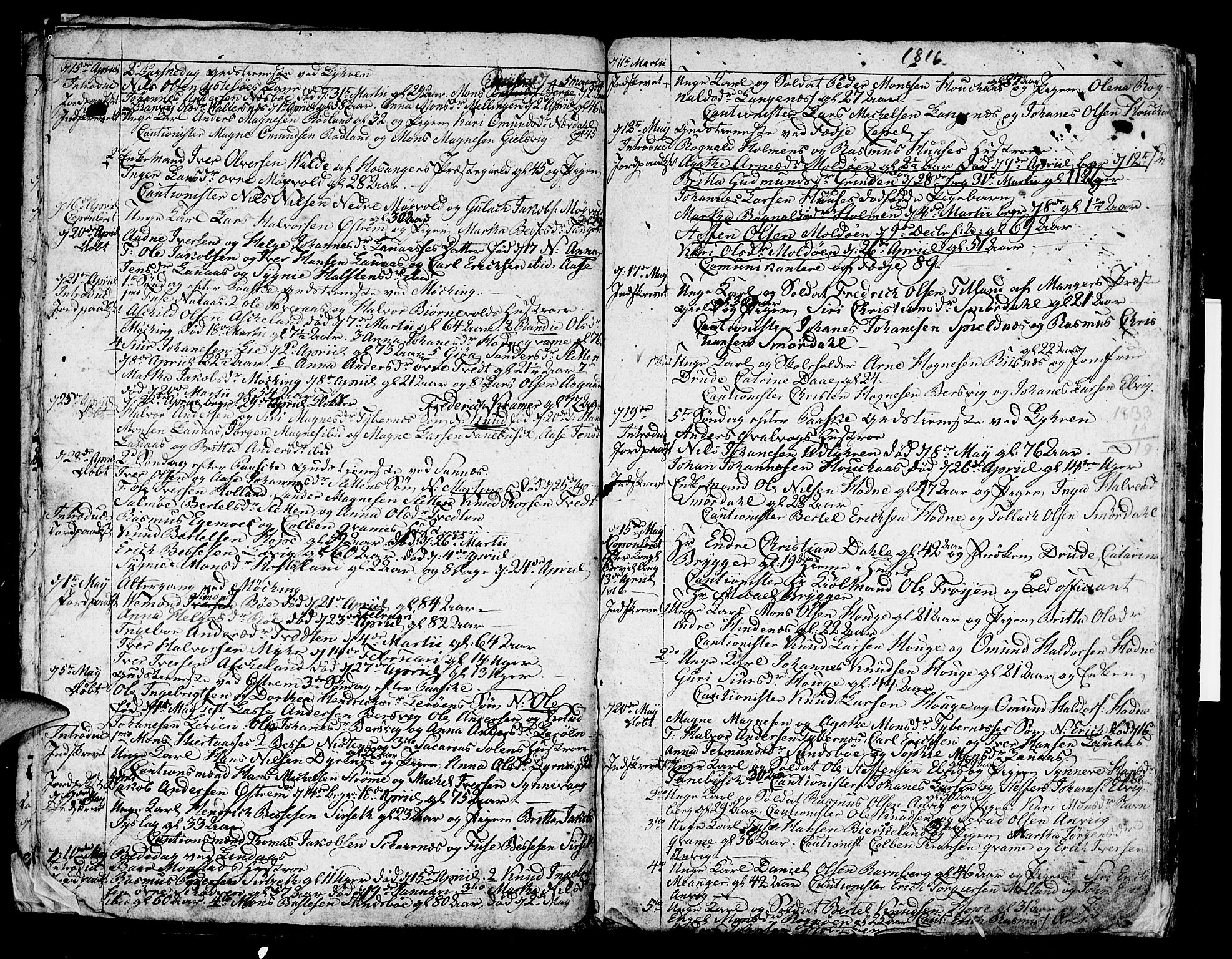 Lindås Sokneprestembete, SAB/A-76701/H/Haa: Parish register (official) no. A 6, 1813-1823, p. 18