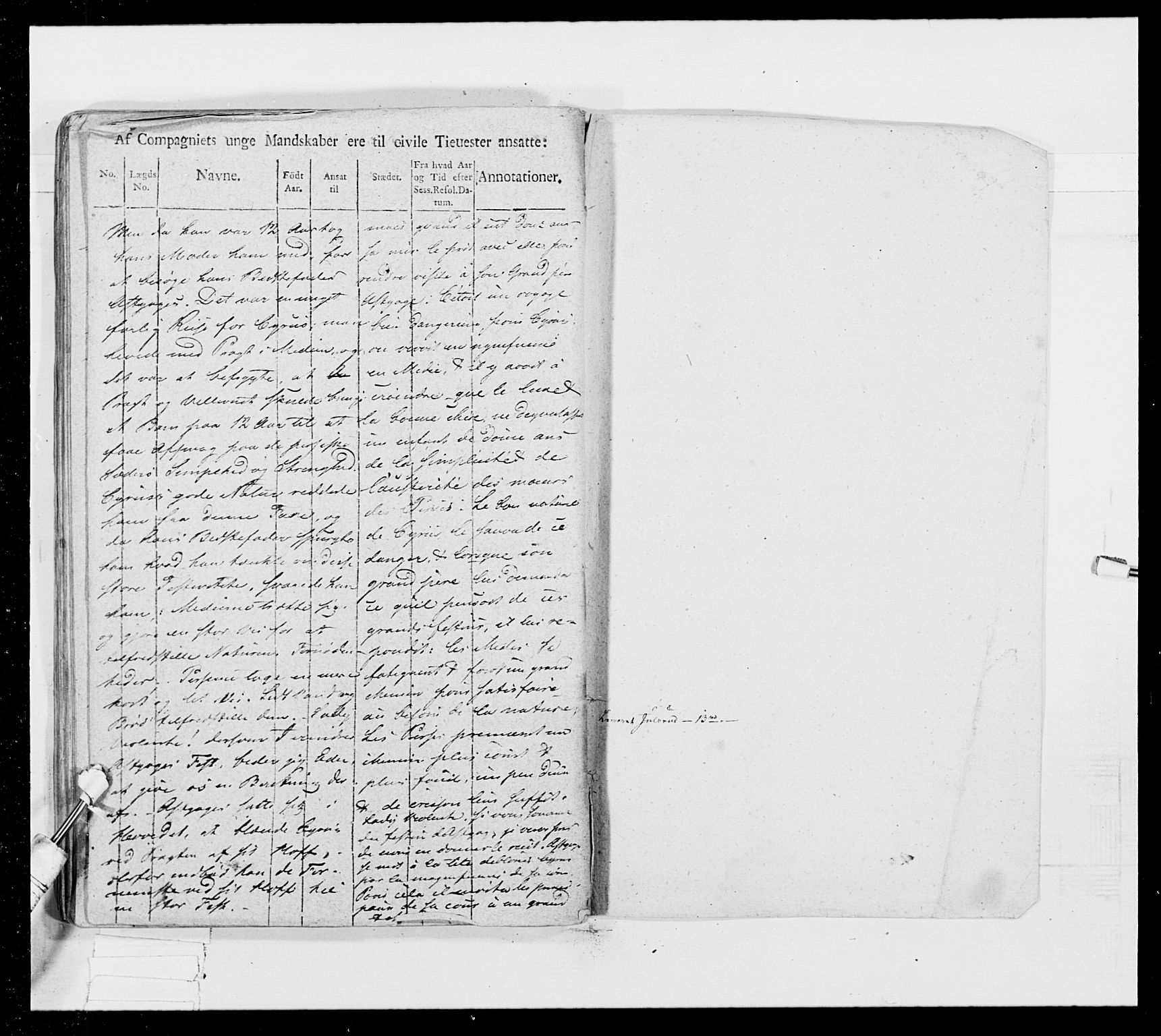 Generalitets- og kommissariatskollegiet, Det kongelige norske kommissariatskollegium, AV/RA-EA-5420/E/Eh/L0024: Norske jegerkorps, 1810-1812, p. 163