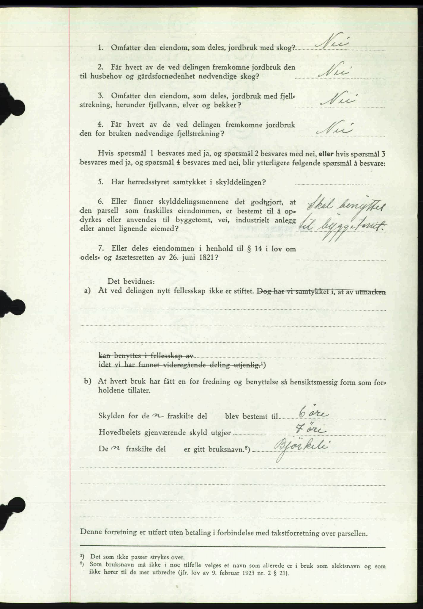 Toten tingrett, SAH/TING-006/H/Hb/Hbc/L0013: Mortgage book no. Hbc-13, 1945-1945, Diary no: : 1356/1945