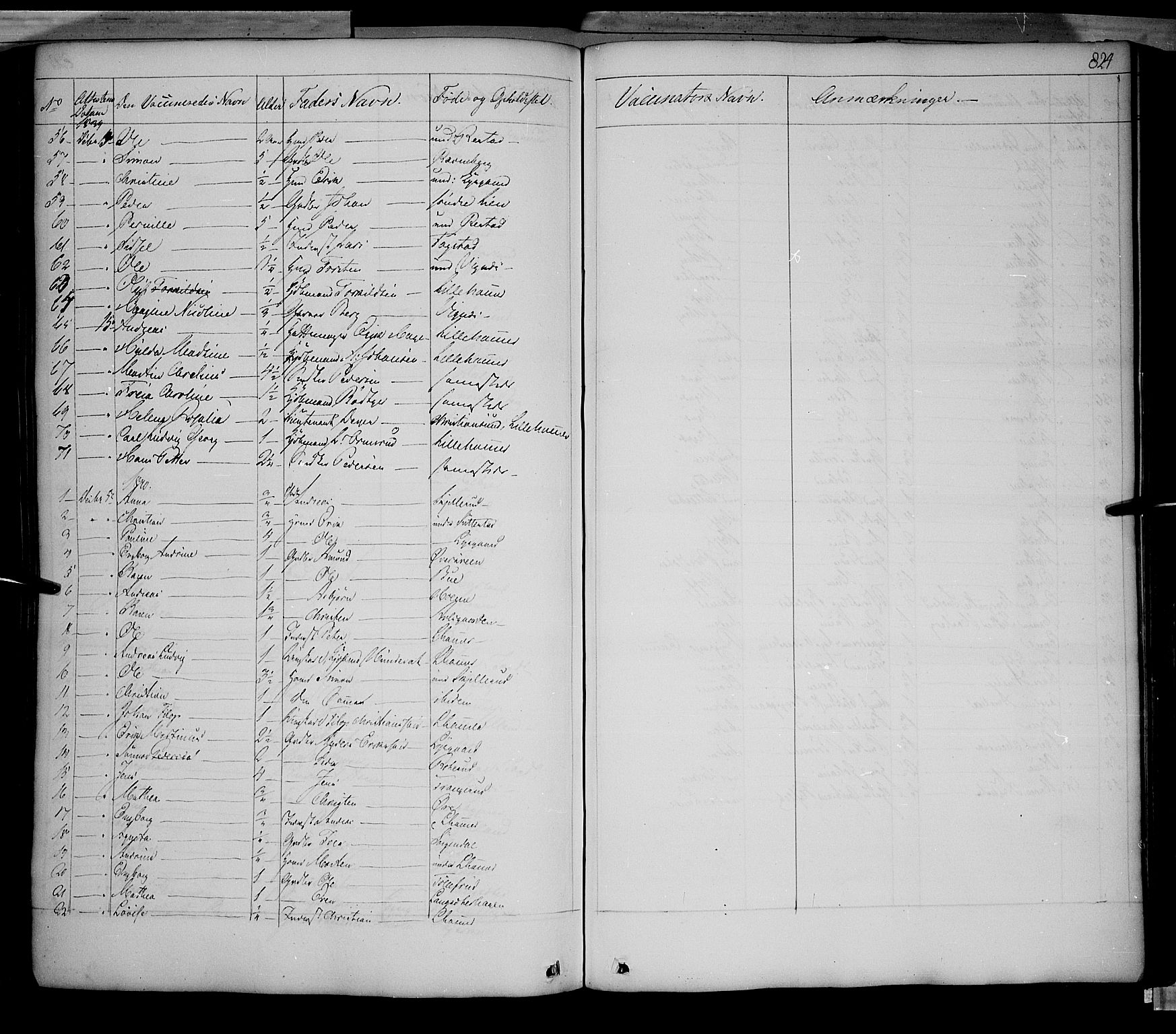 Fåberg prestekontor, AV/SAH-PREST-086/H/Ha/Haa/L0005: Parish register (official) no. 5, 1836-1854, p. 823-824