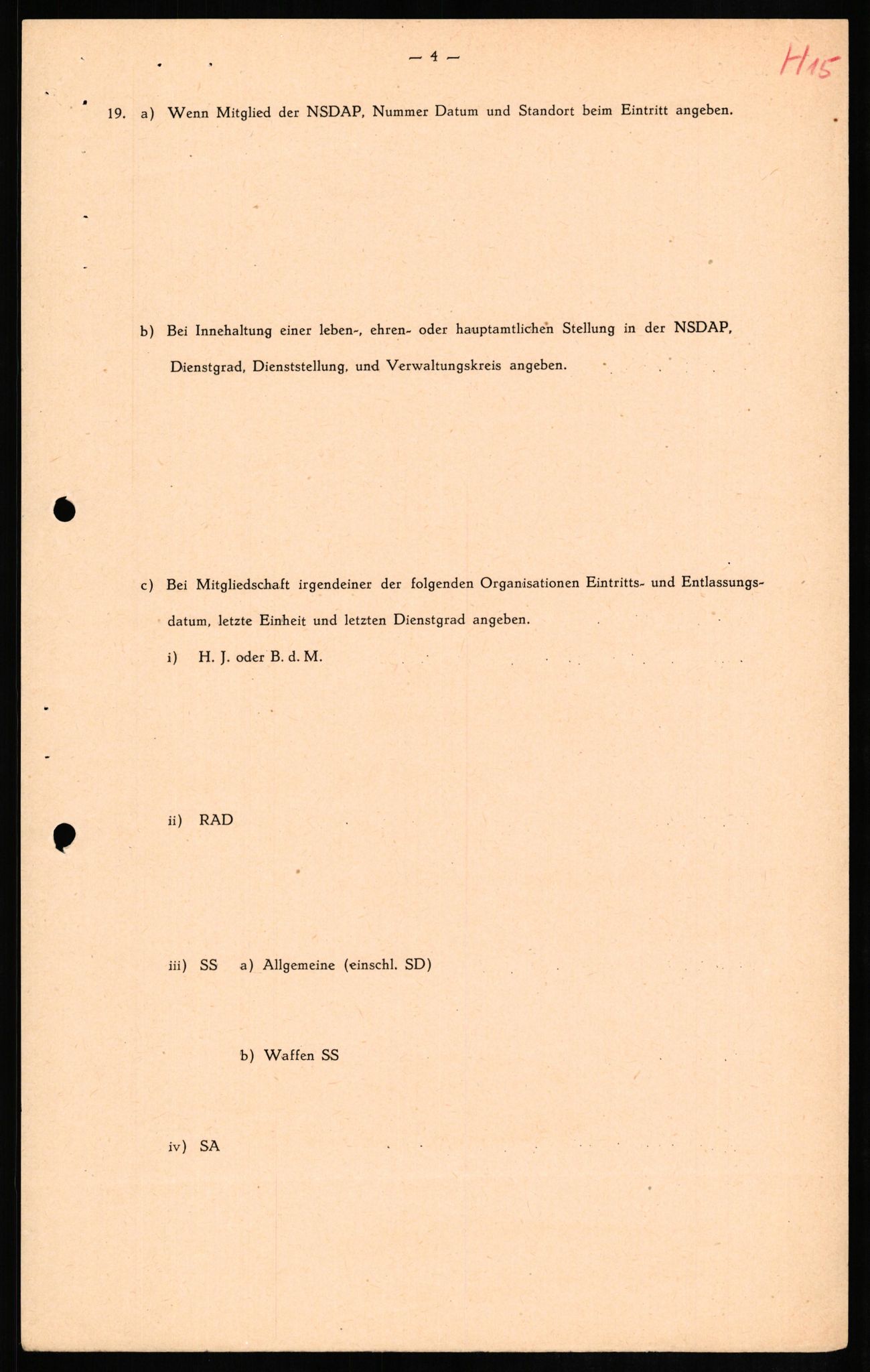 Forsvaret, Forsvarets overkommando II, RA/RAFA-3915/D/Db/L0012: CI Questionaires. Tyske okkupasjonsstyrker i Norge. Tyskere., 1945-1946, p. 547