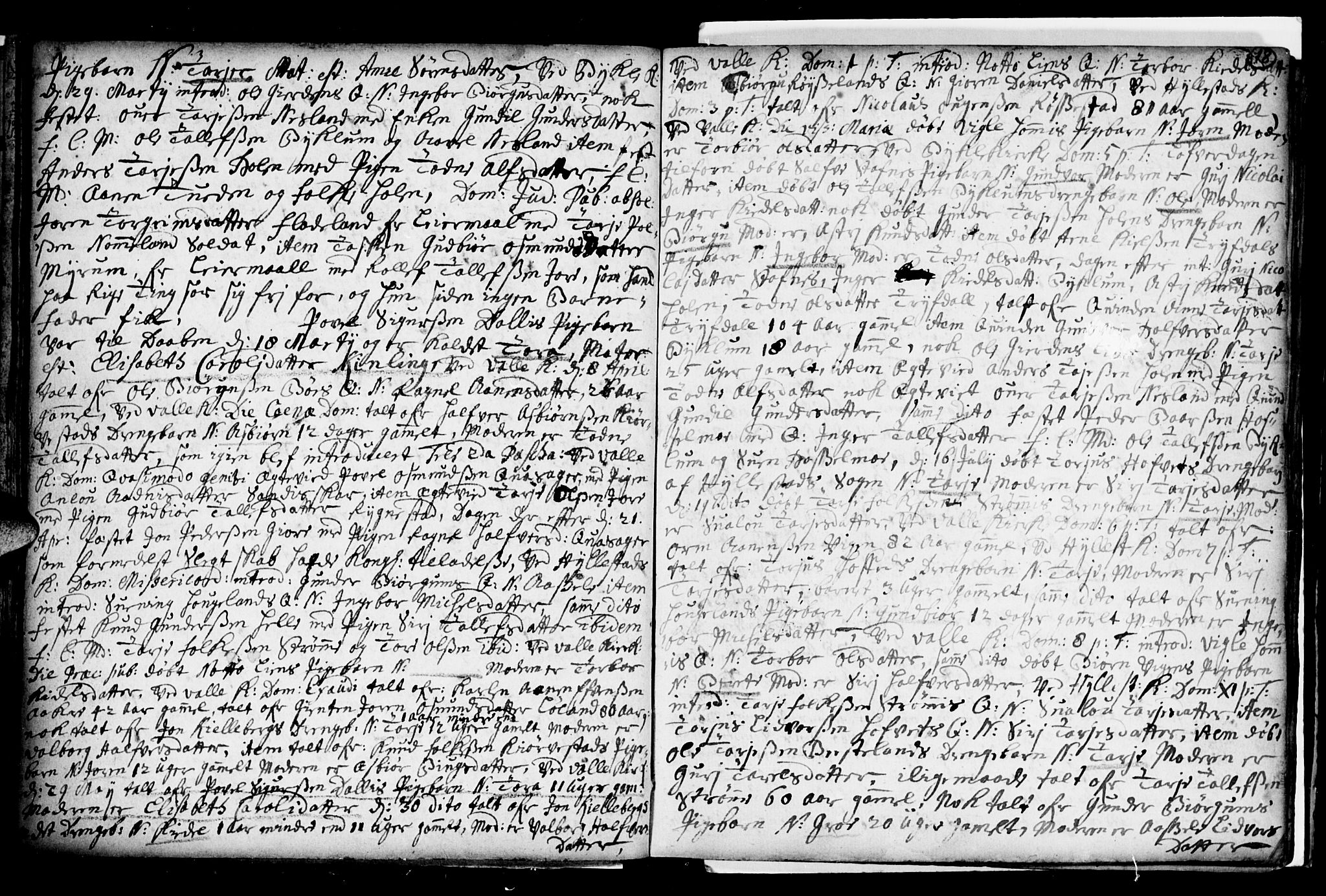 Valle sokneprestkontor, SAK/1111-0044/F/Fa/Fac/L0001: Parish register (official) no. A 1, 1714-1745, p. 18