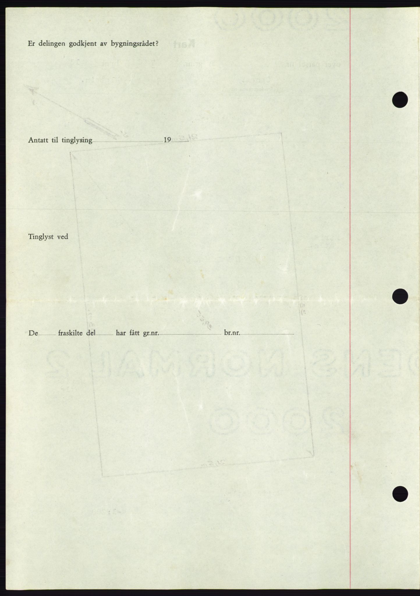 Søre Sunnmøre sorenskriveri, AV/SAT-A-4122/1/2/2C/L0077: Mortgage book no. 3A, 1945-1946, Diary no: : 579/1945