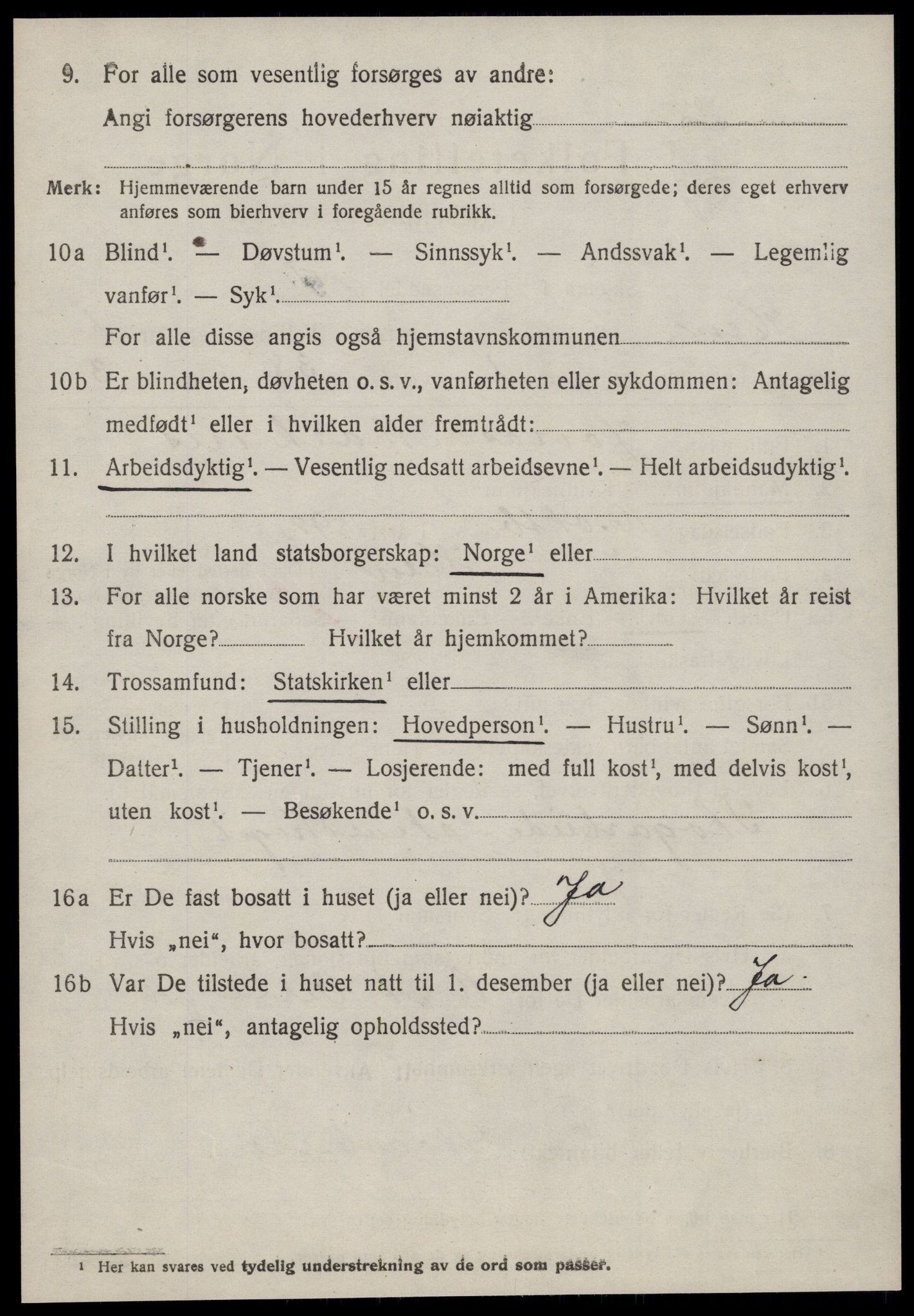 SAT, 1920 census for Hen, 1920, p. 475