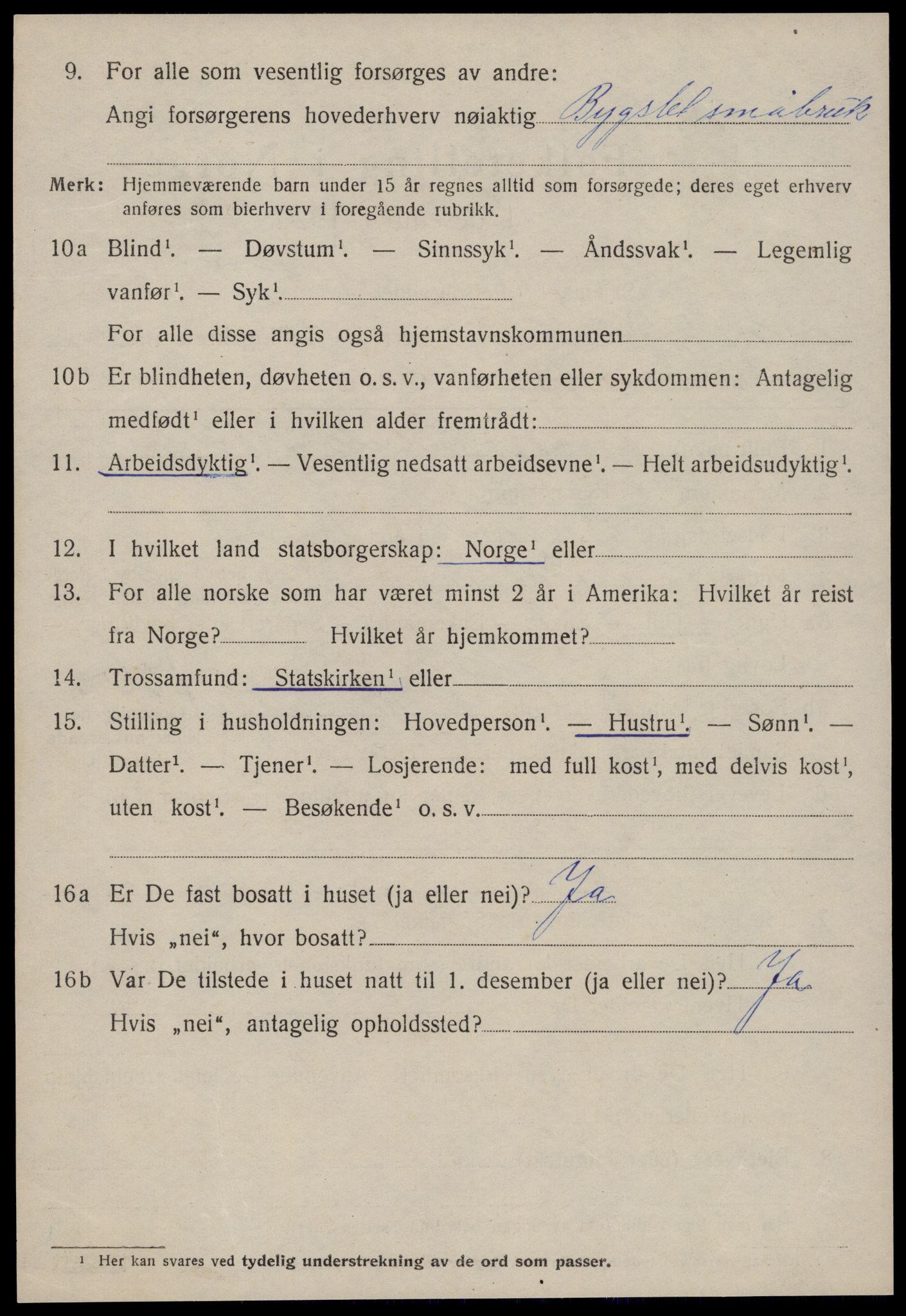 SAT, 1920 census for Sykkylven, 1920, p. 5688