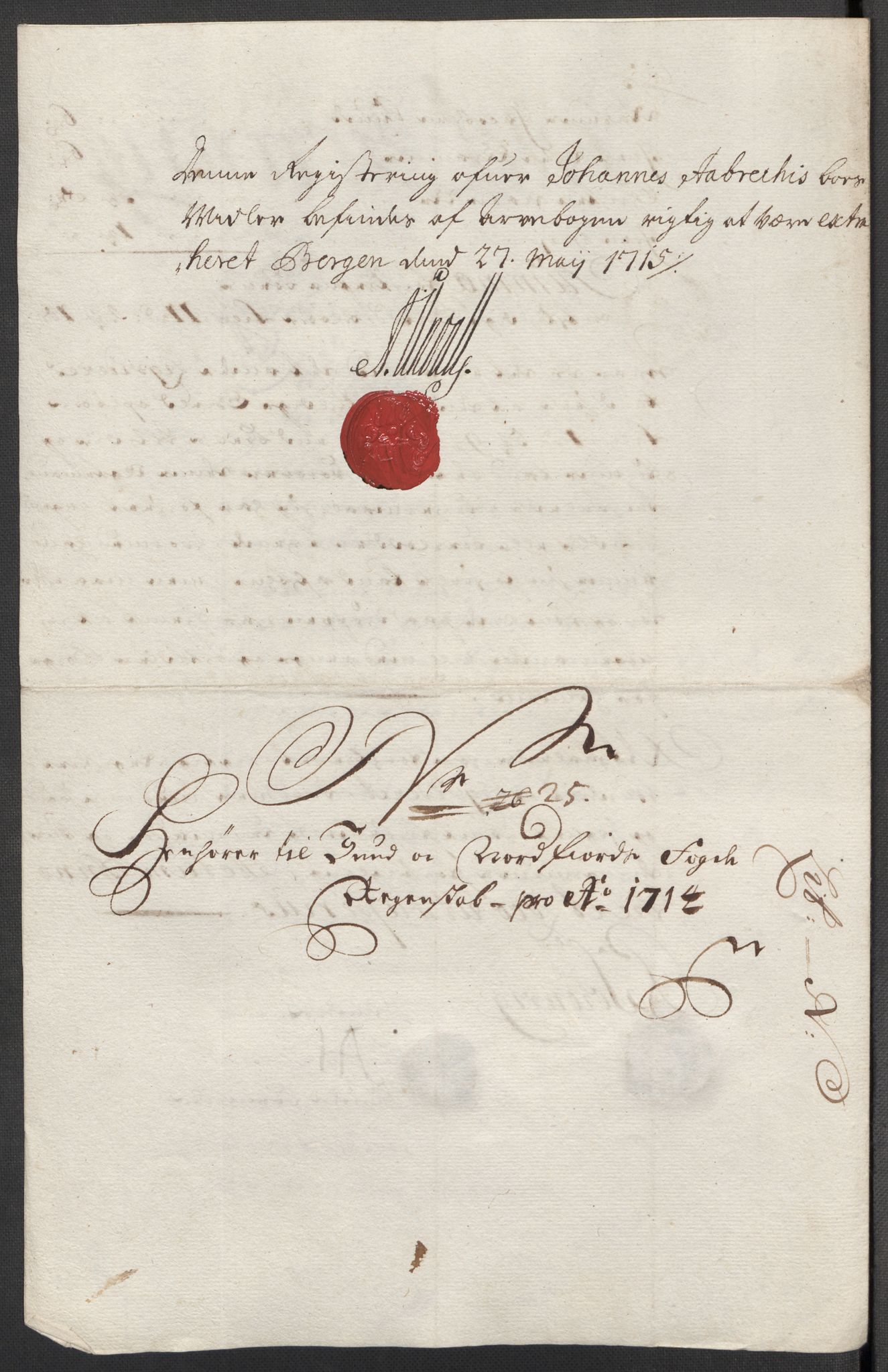 Rentekammeret inntil 1814, Reviderte regnskaper, Fogderegnskap, AV/RA-EA-4092/R53/L3438: Fogderegnskap Sunn- og Nordfjord, 1714, p. 313