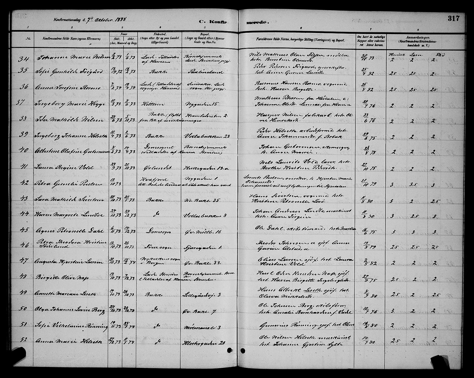 Ministerialprotokoller, klokkerbøker og fødselsregistre - Sør-Trøndelag, AV/SAT-A-1456/604/L0222: Parish register (copy) no. 604C05, 1886-1895, p. 317