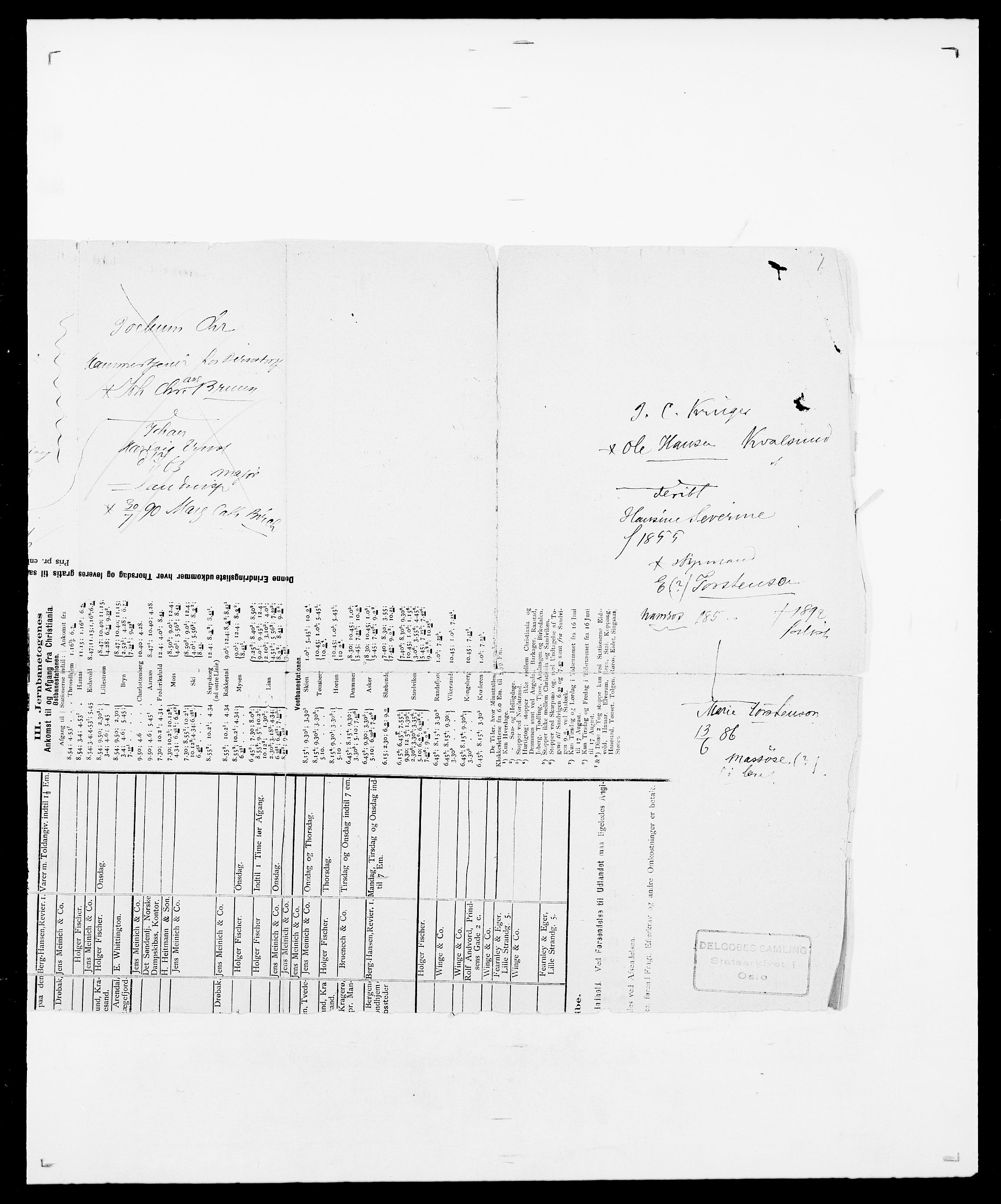 Delgobe, Charles Antoine - samling, SAO/PAO-0038/D/Da/L0022: Krog - Lasteen, p. 183