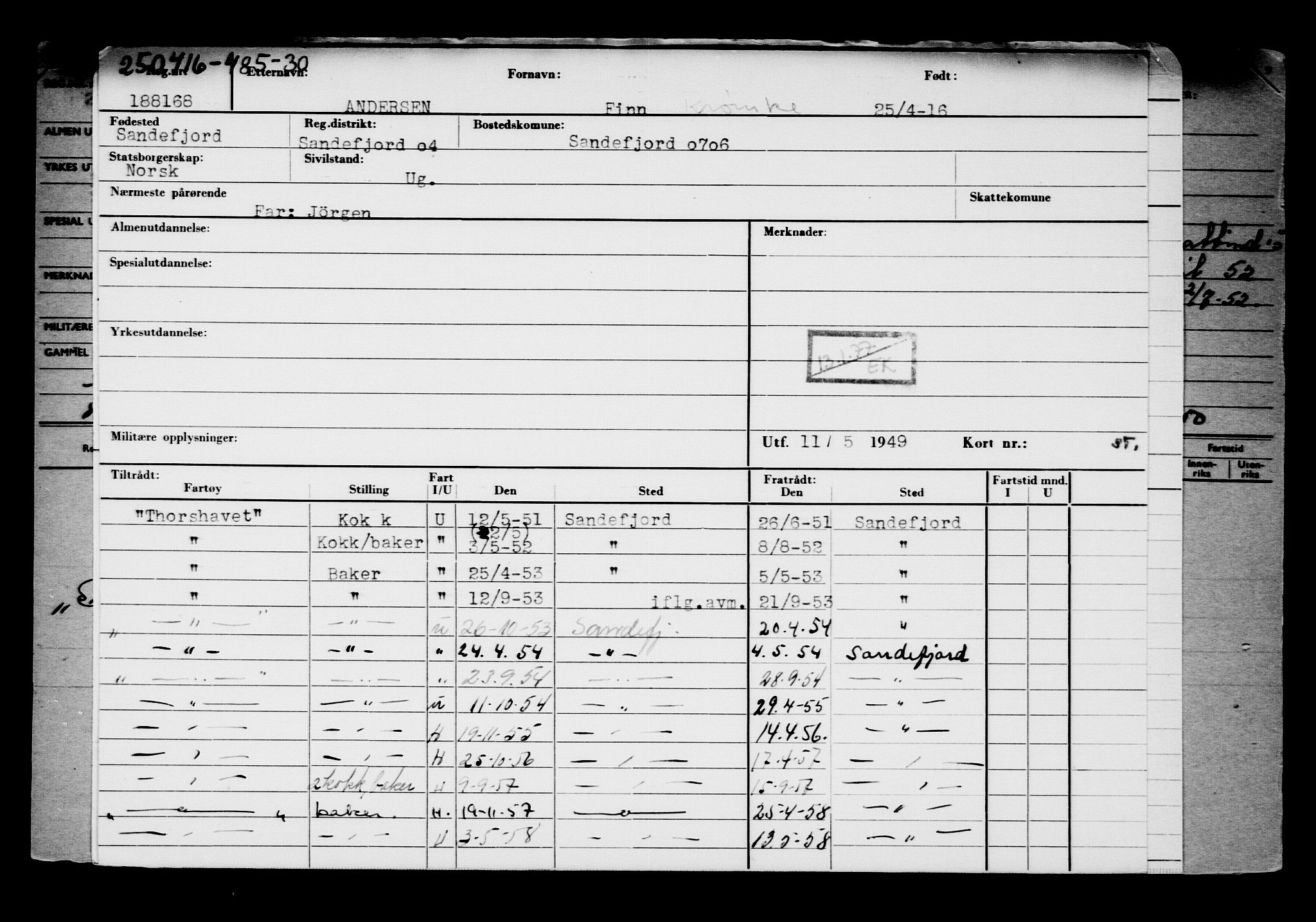 Direktoratet for sjømenn, AV/RA-S-3545/G/Gb/L0138: Hovedkort, 1916, p. 488