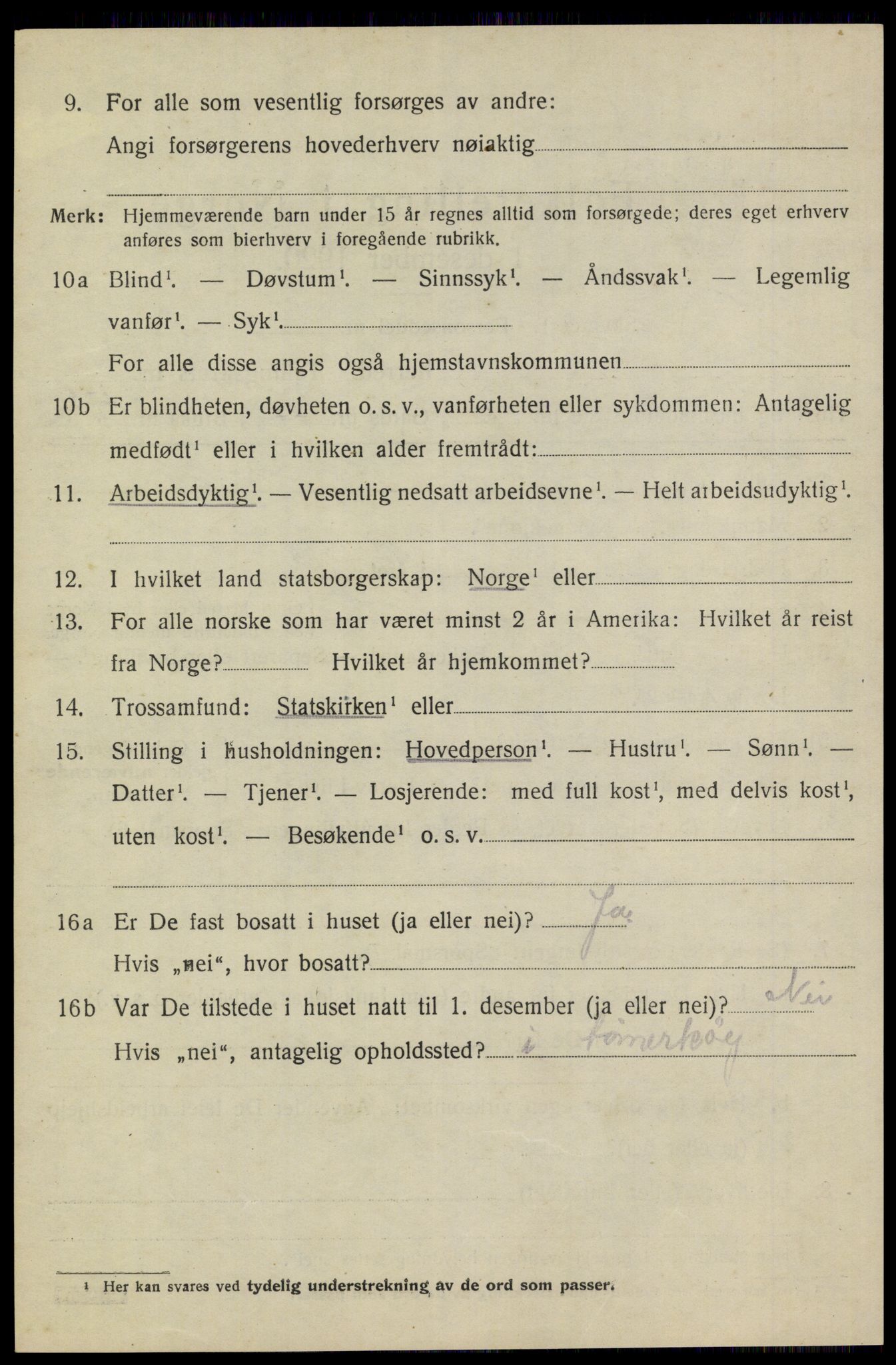 SAKO, 1920 census for Heddal, 1920, p. 6011