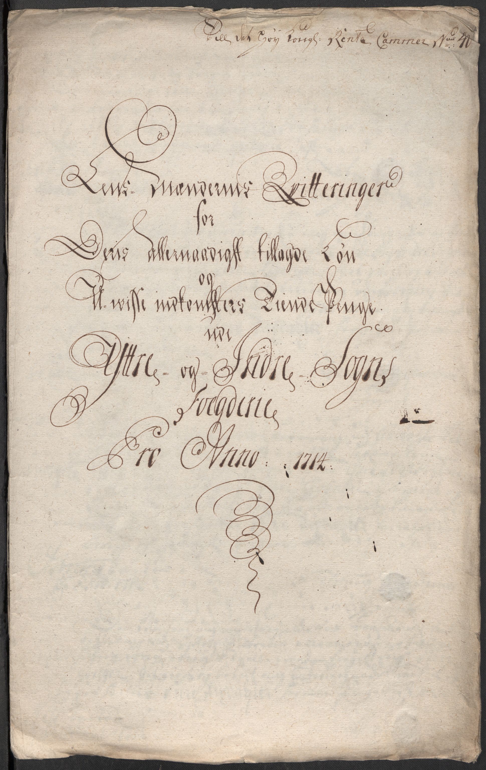 Rentekammeret inntil 1814, Reviderte regnskaper, Fogderegnskap, RA/EA-4092/R52/L3319: Fogderegnskap Sogn, 1713-1714, p. 869