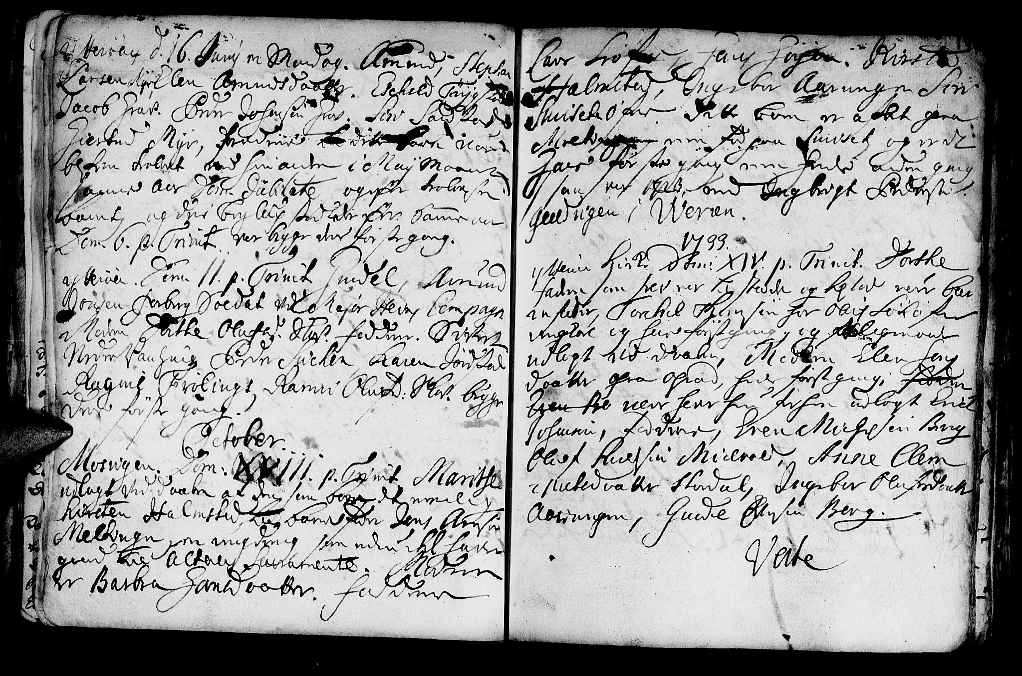 Ministerialprotokoller, klokkerbøker og fødselsregistre - Nord-Trøndelag, SAT/A-1458/722/L0215: Parish register (official) no. 722A02, 1718-1755, p. 144