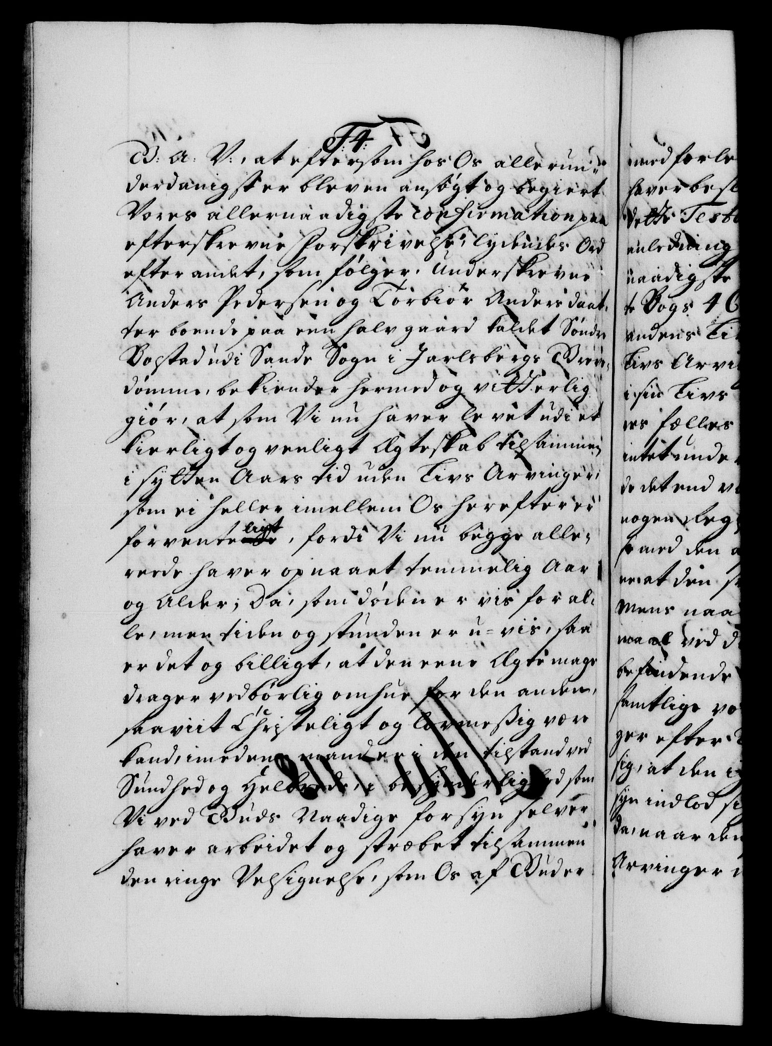 Danske Kanselli 1572-1799, AV/RA-EA-3023/F/Fc/Fca/Fcaa/L0019: Norske registre, 1704-1707, p. 318b